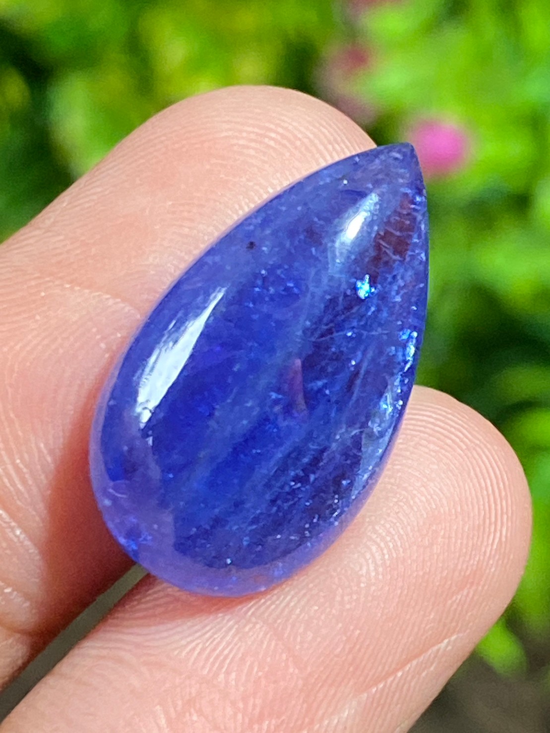 พลอย แทนซาไนท์ Tanzanite 17.23 กะรัต (Cts.) พลอยแท้ อัญมณีมงคลประจําวันเกิด เครื่องประดับพลอย