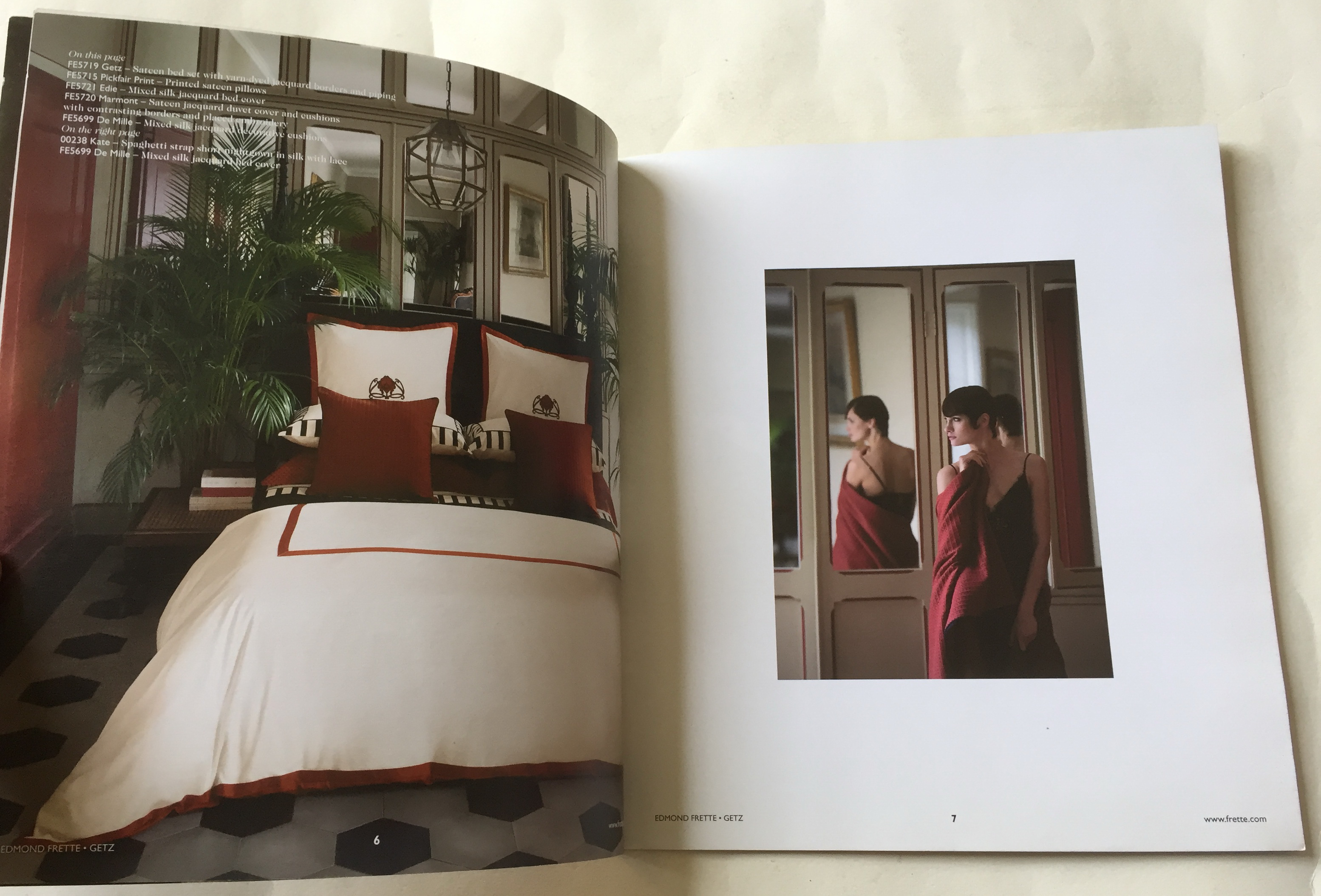 แคตตาล็อกเก่า เครื่องนอน FRETTE