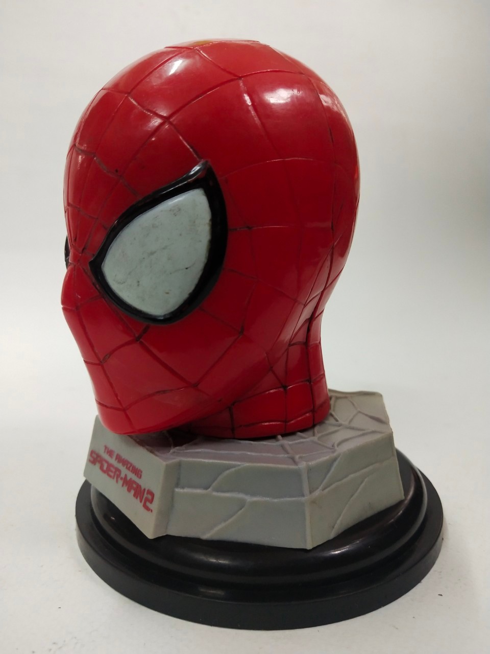 ท๊อปเปอร์แก้วน้ำสไปเดอร์แมน Spider man จากEGV ขนาดตามรูป มือสอง *** มีตำหนิ ตามภาพ