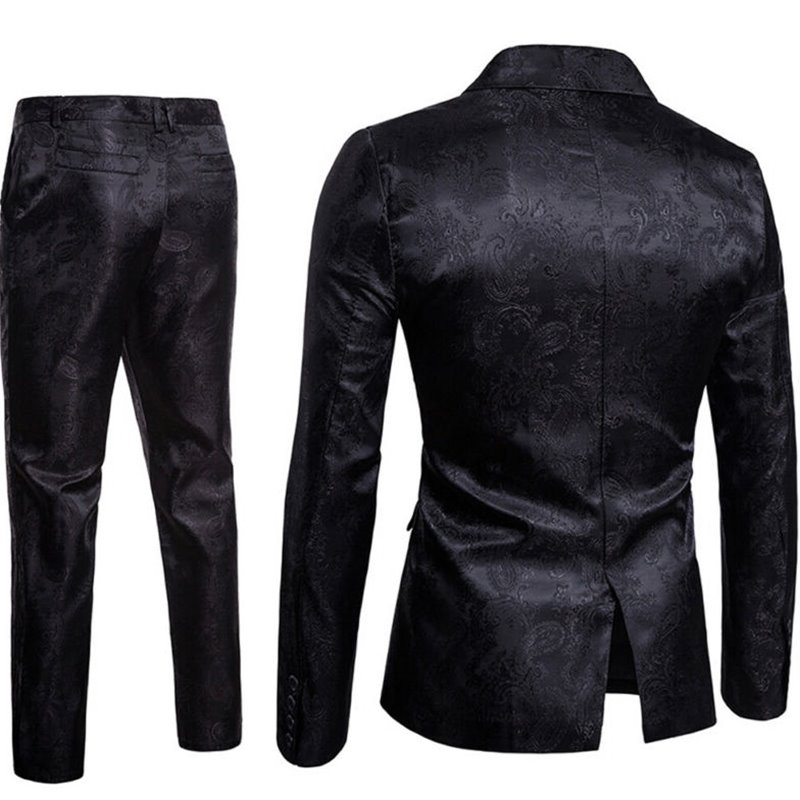 เช่า ชุดสูทชาย งานพิมพ์ลาย เนื้อผ้าแพรแบบหรูมาก