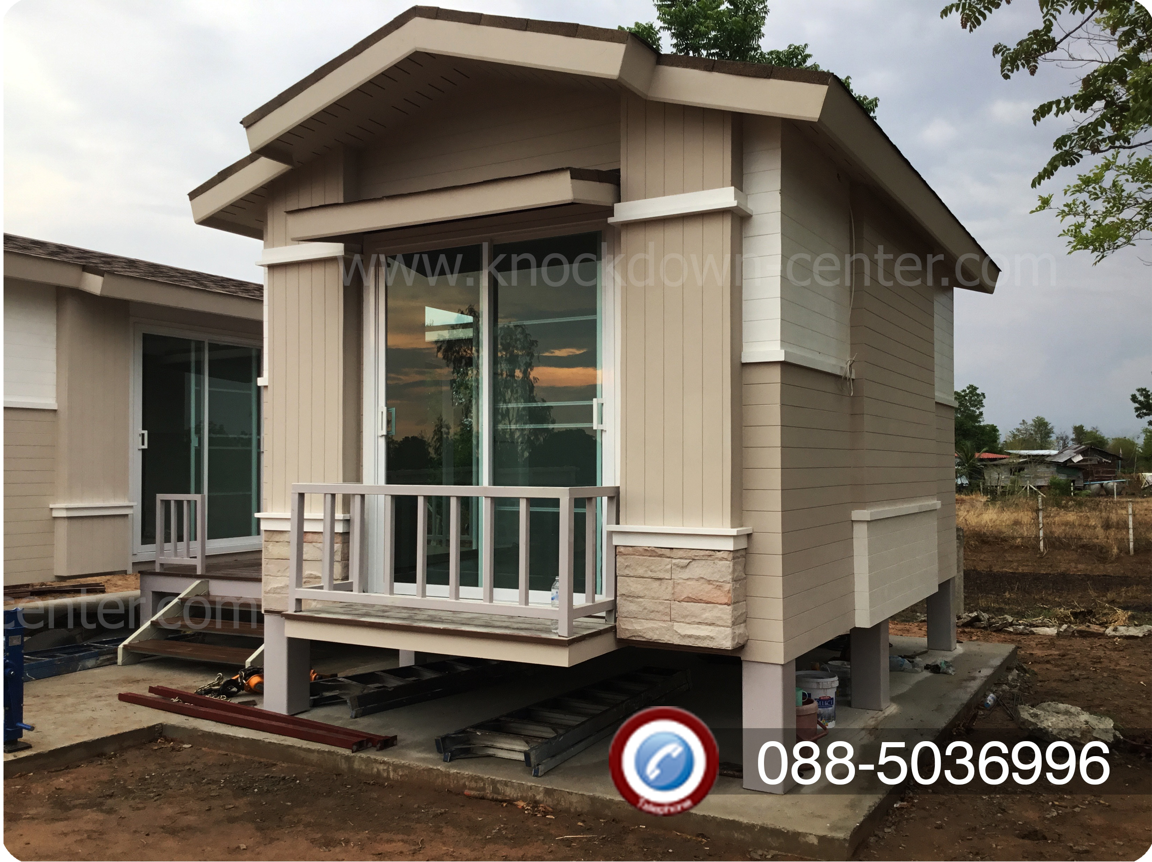 บ้านน็อคดาวน์ บ้านสำเร็จรูป Modern Classic Twin 009