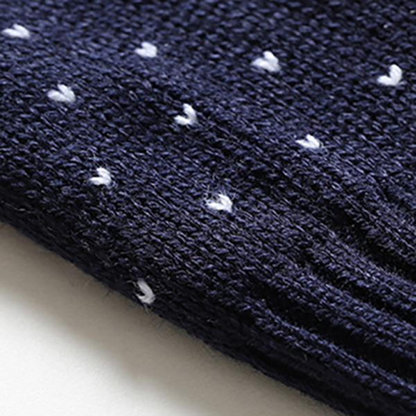 เสื้อสเวตเตอร์ไหมพรมหนานุ่ม ถักลายสโนว์แมน (12280B)