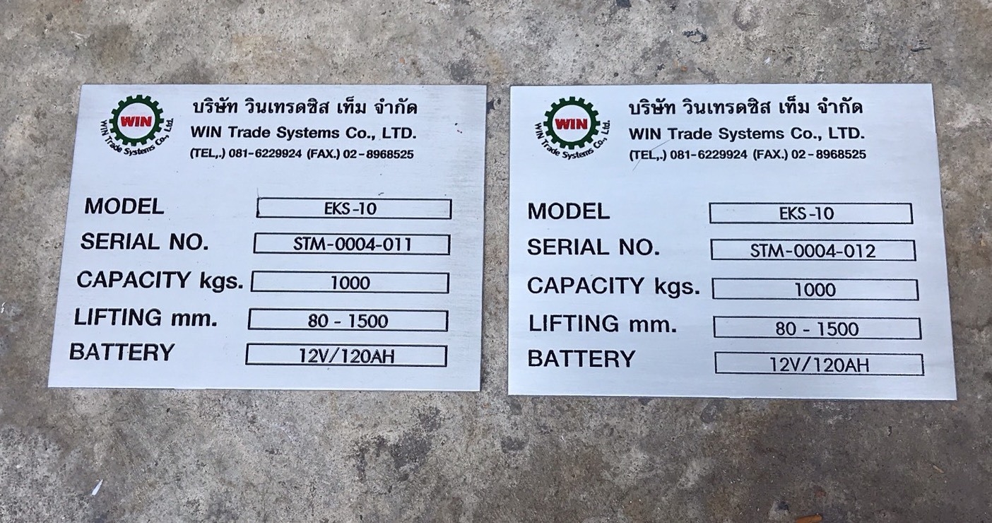 ป้ายเนมเพลท