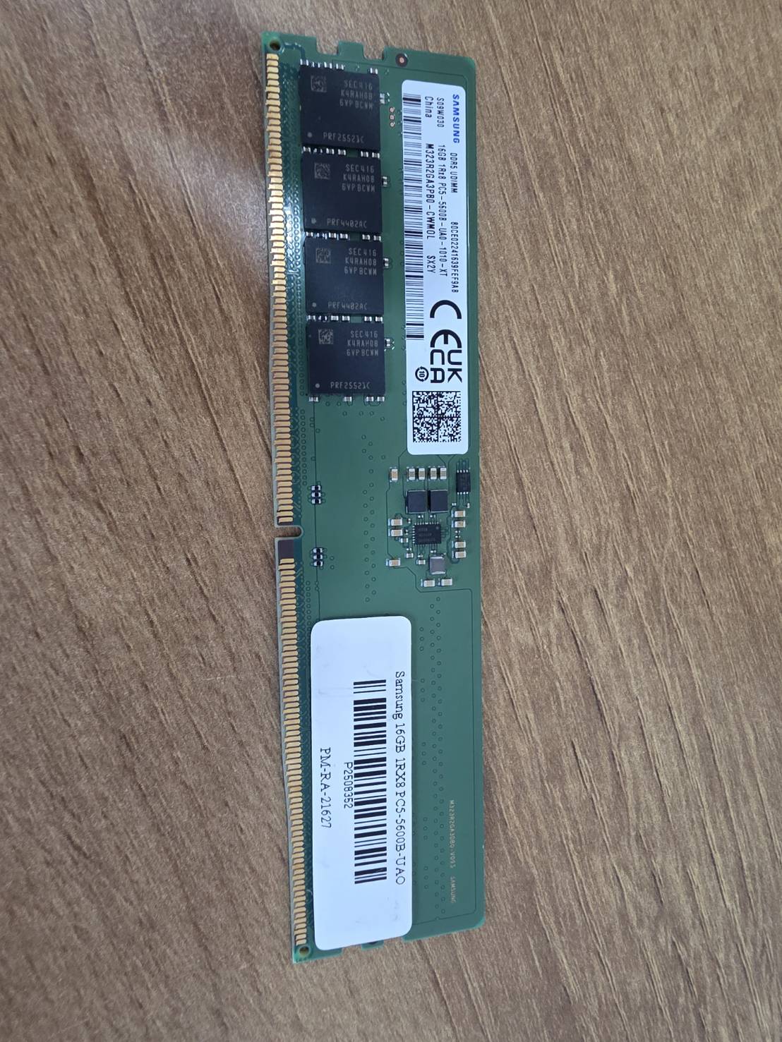 Ram PC Samsung 16GB 1RX8 PC5-5600B-UAO