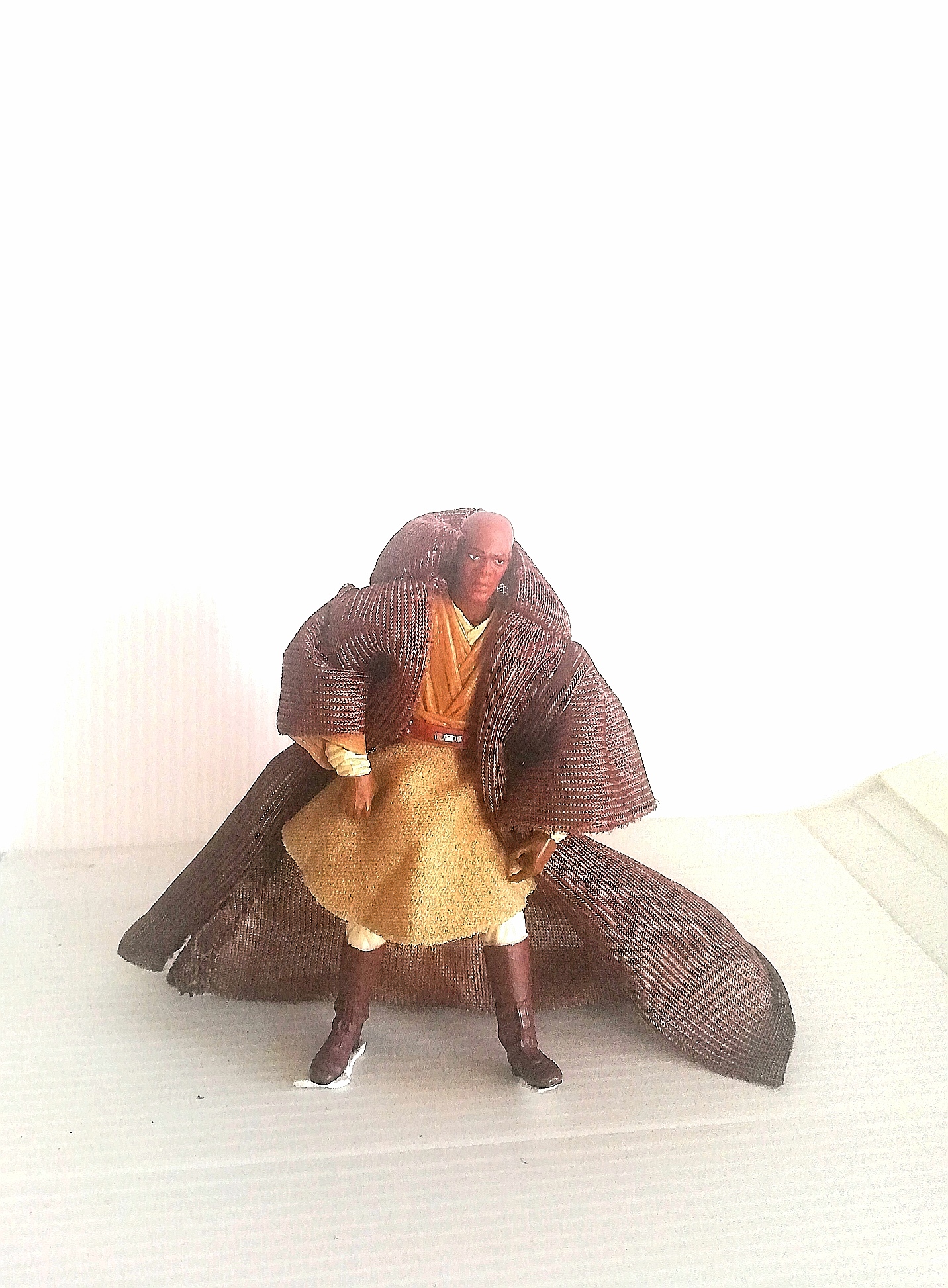 AFC Jedi Master Mes Windu พร้อมผ้าคลุม แกะแพ็ค **ไม่มีดาบ จากภาพยนต์เรื่อง Star Wars ขนาด 3.5"