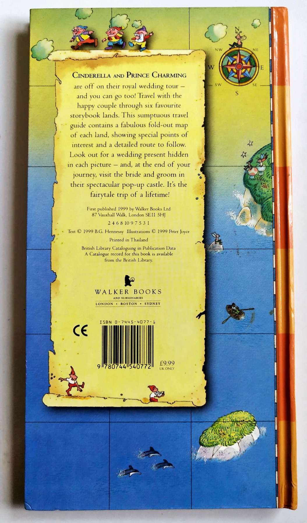 หนังสือภาพภาษาอังกฤษ Once Upon a Time,MAP BOOK "กาลครั้งหนึ่ง " แผนที่ ไกด์สู่ The Enchanted forest, The Giant Kingdom Neverland, The Land of Oz, Aladdin's Kingdom Wonderland และ ป๊อปอัพพระราชวัง ภาพโดย Peter Joyce ฉบับภาษาอังกฤษ