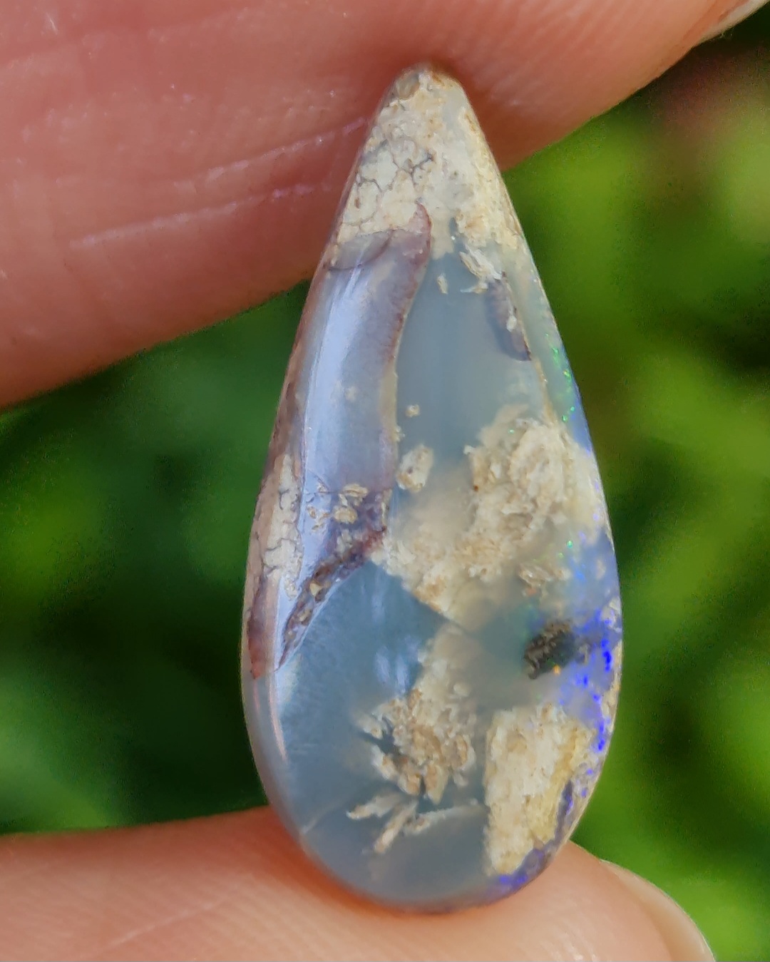 พลอย โบลเดอร์ โอปอล ออสเตรเลีย Australian Boulder Opal 2.37 กะรัต (Cts.) พลอยแท้ อัญมณีมงคลประจําวันเกิด เครื่องประดับพลอย