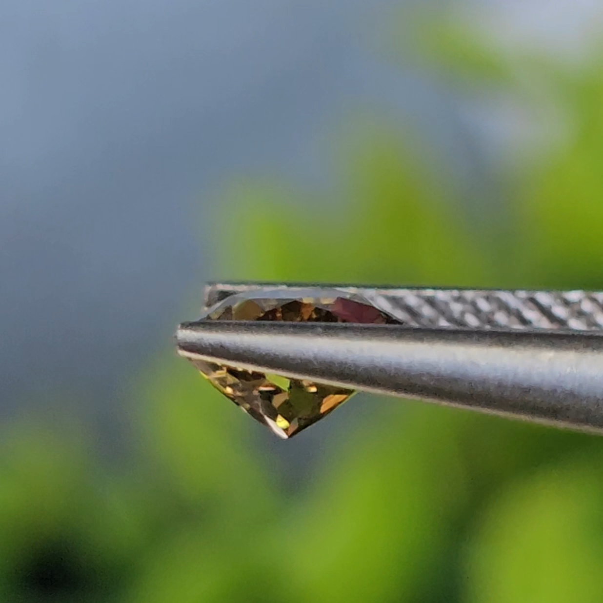 พลอย อเล็กซานไดร์ (Natural Alexandrite Chrysoberyl) 1.03 กะรัต (Cts.) ดิบ (Unheated) พร้อมใบเซอร์ พลอยแท้ อัญมณีมงคลประจําวันเกิด เครื่องประดับพลอย