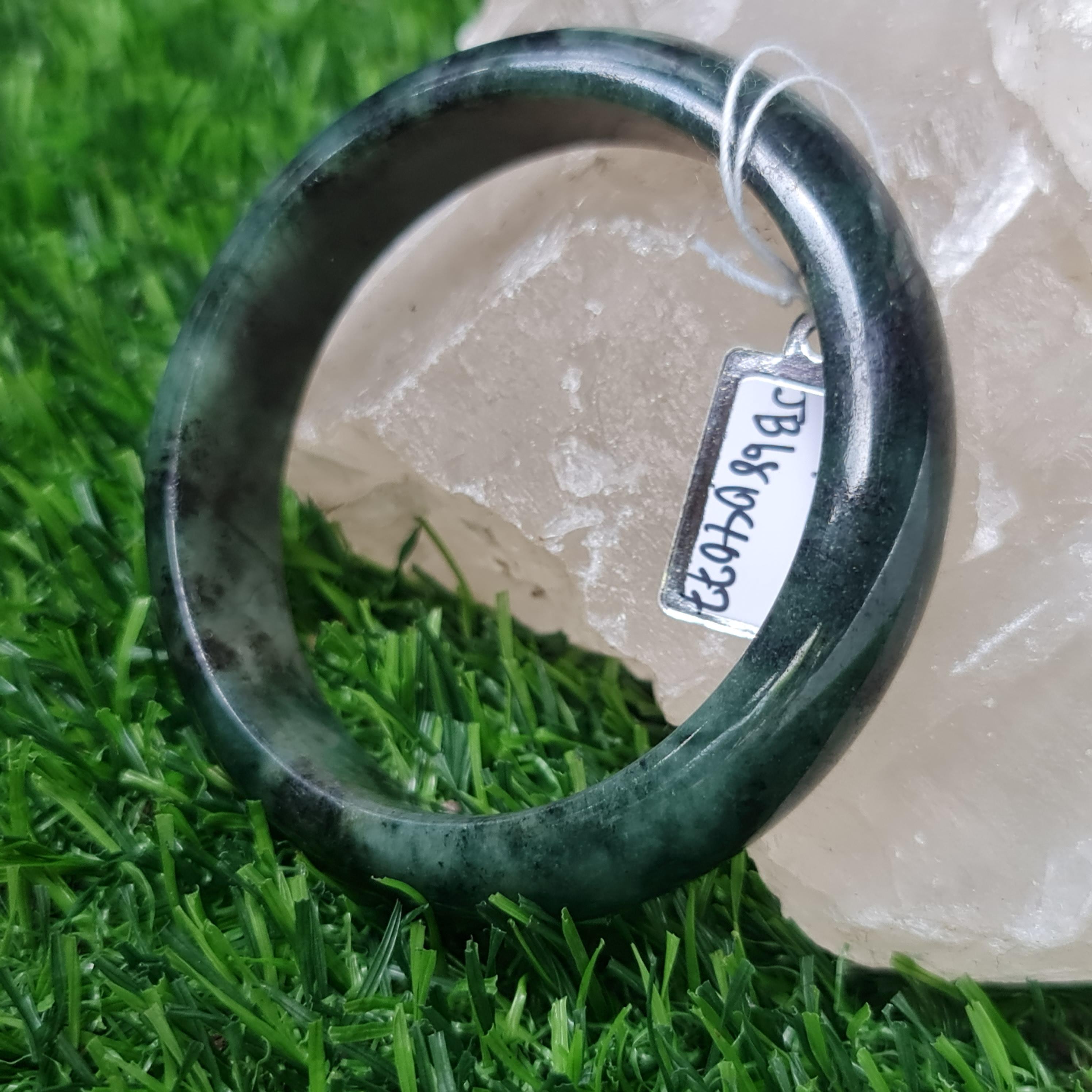 JB6804077 หยก พม่า แท้ Jade กำไลหยก 57.1 มม. (Jadeite bracelet) พม่า (Myanmar)