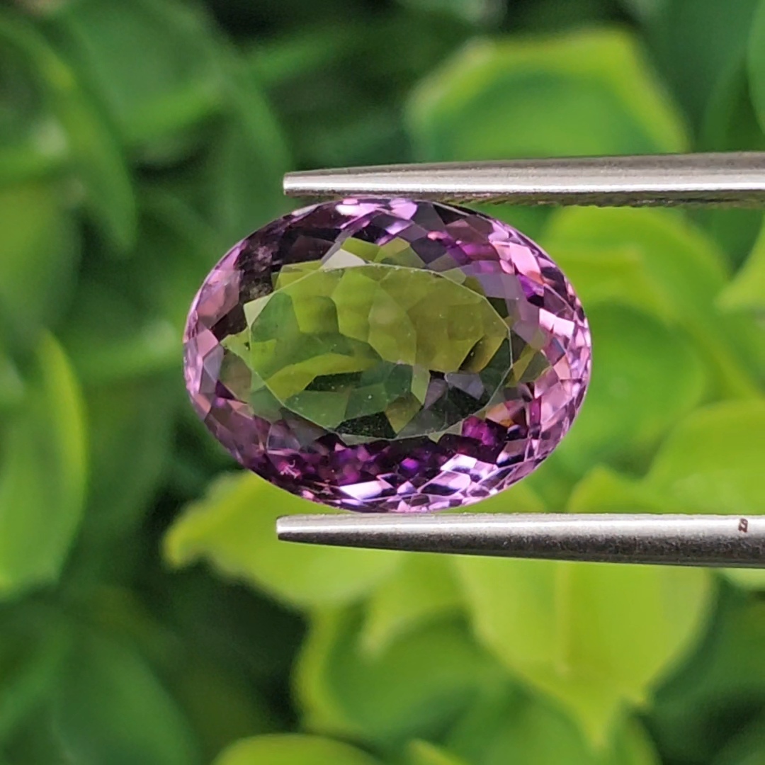 พลอย อเมทิส Amethyst 5.29 กะรัต (Cts.) พลอยแท้ อัญมณีมงคลประจําวันเกิด เครื่องประดับพลอย