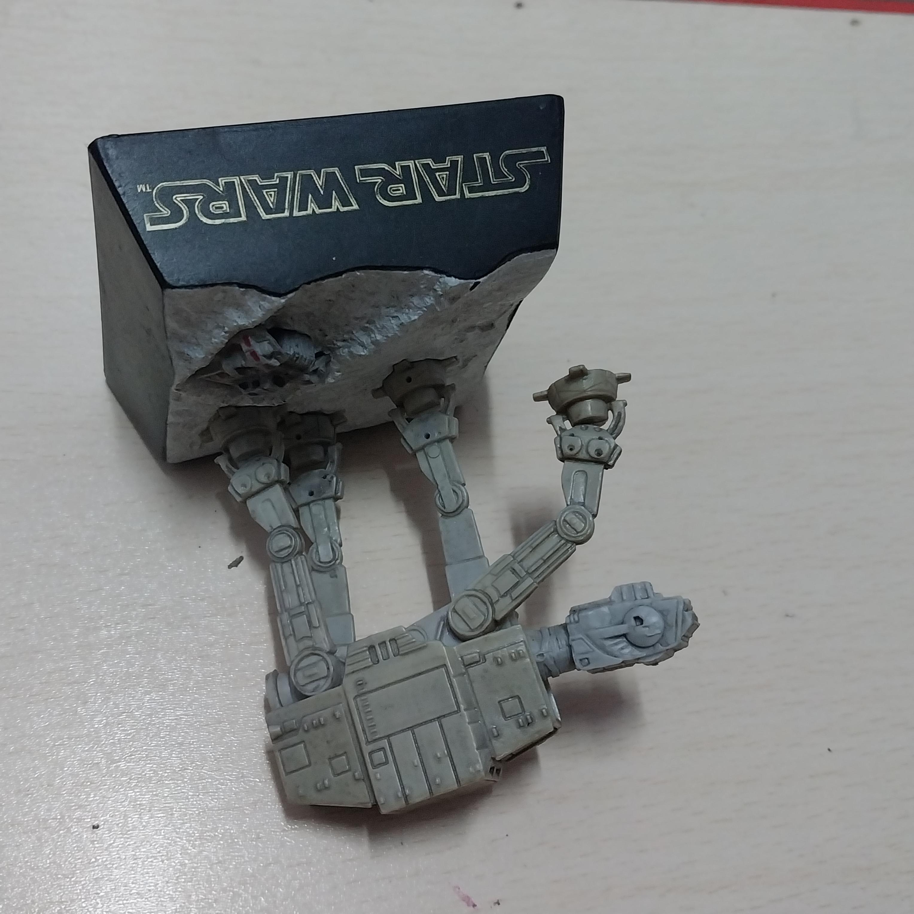 มีหลายภาพ, ของสะสม หุ่น at at Walker จาก Star Wars พร้อมฐาน ขนาดตามภาพ