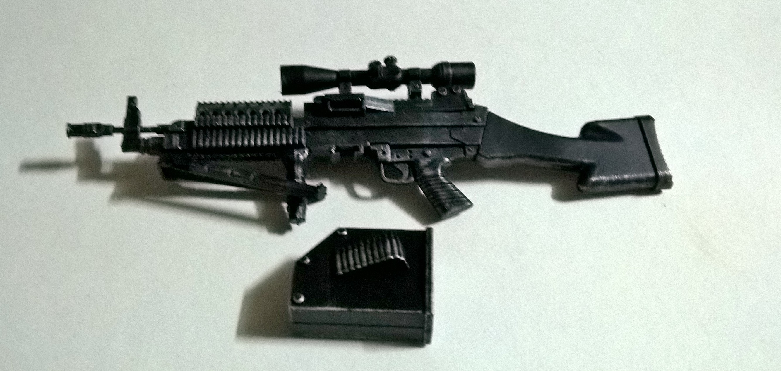 ขาย Sniper Model#1 ประกอบสำเร็จ ทำสี ขนาดตามภาพ