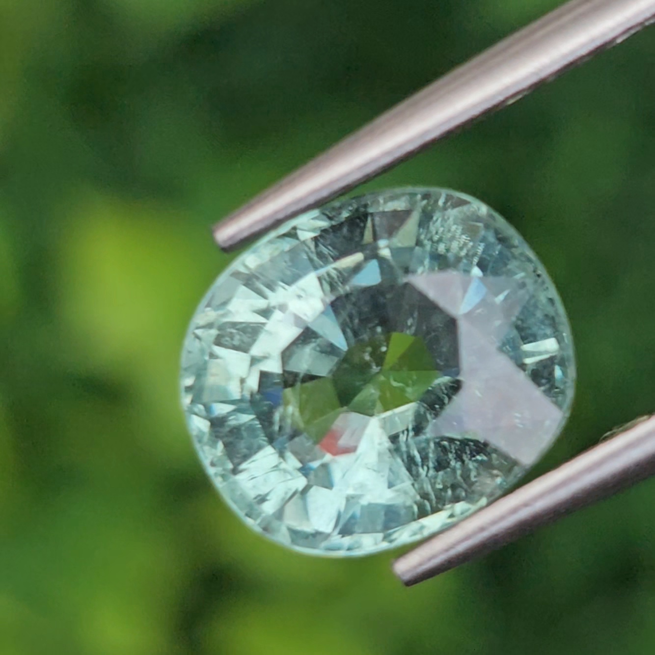 พลอยทัวร์มารีน (Tourmaline) 3.69 กะรัต (Cts.) พร้อมใบเซอร์ อัญมณีมงคลประจําวันเกิด เครื่องประดับพลอย