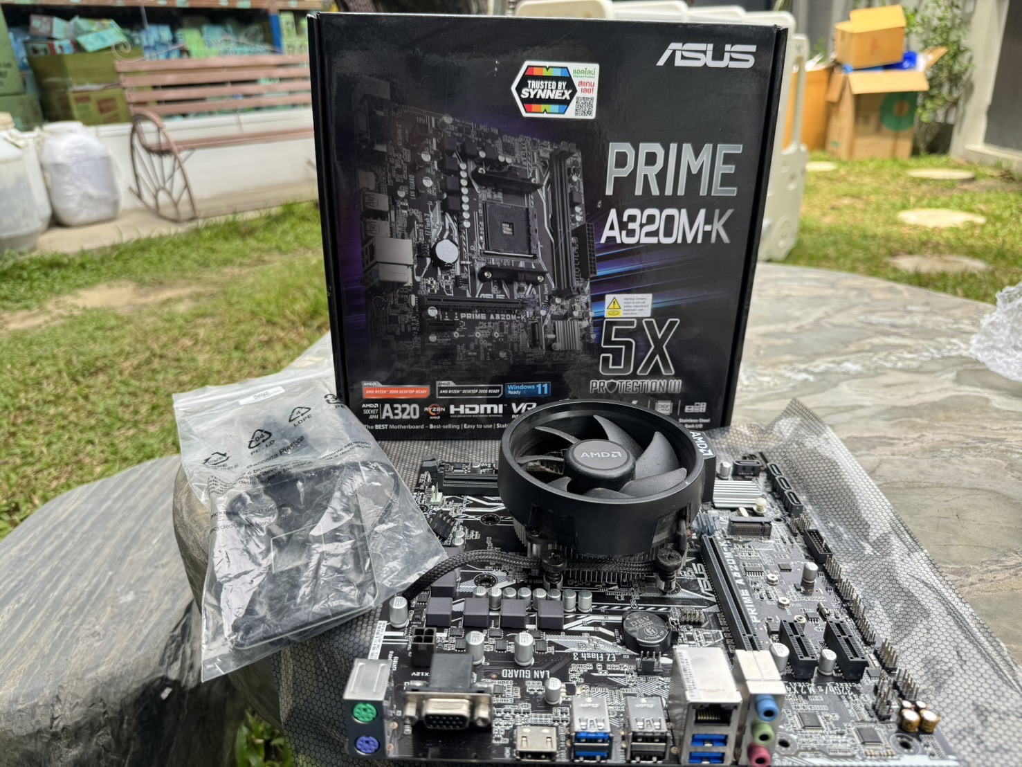 cpu ryzen5 2600 + Board