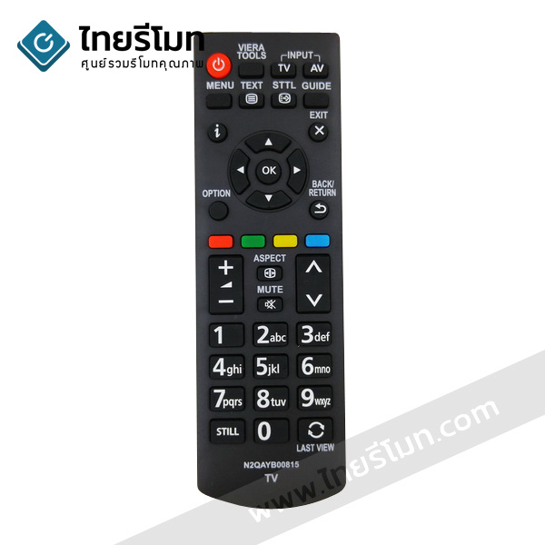 รีโมททีวี Panasonic มีปุ่มViera Tools รุ่นN2QAYB00815