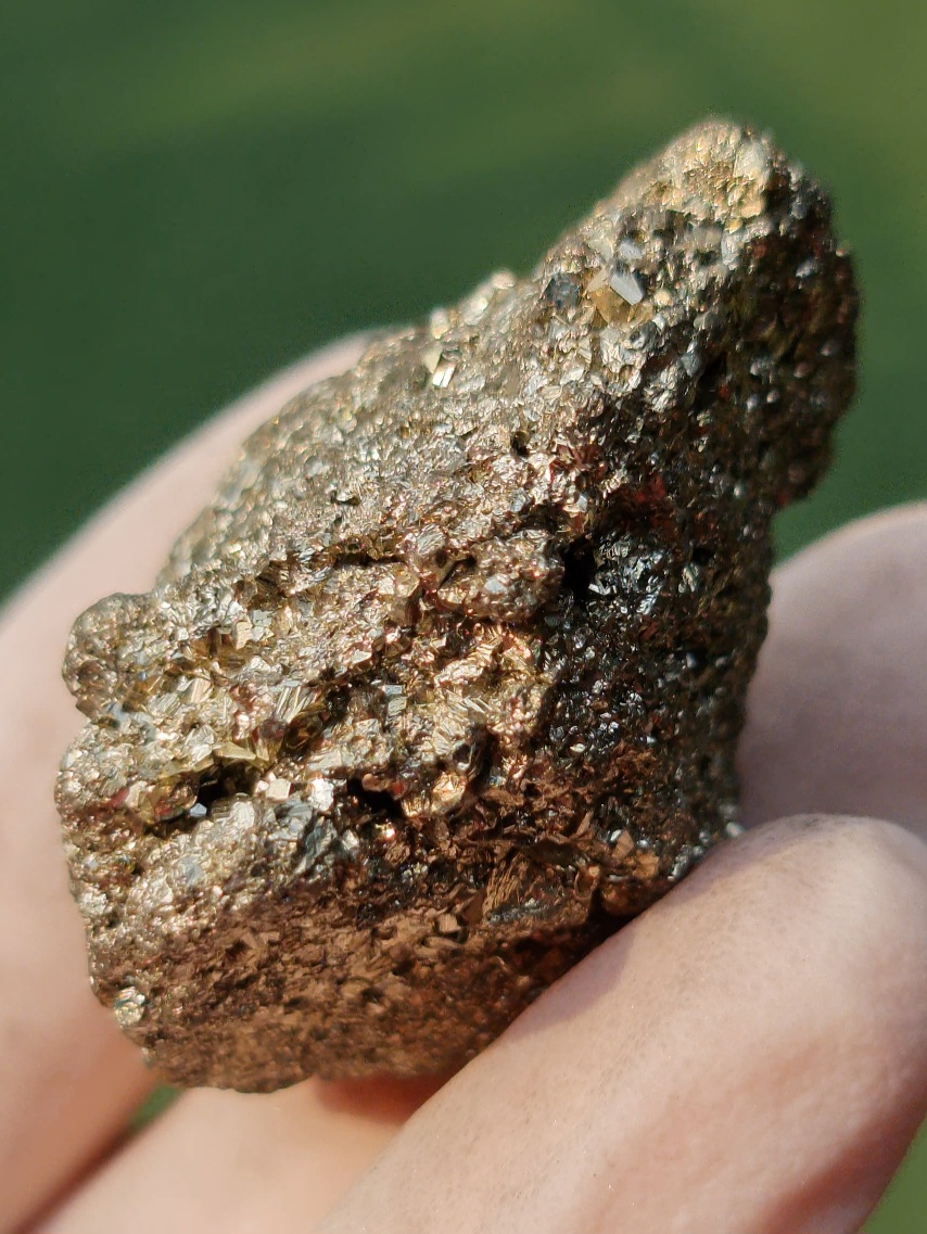 ก้อนผลึก ไพไรท์ Raw Rough Pyrite 58.0 กรัม (Grams) พลอยแท้ อัญมณีมงคลประจําวันเกิด เครื่องประดับพลอย