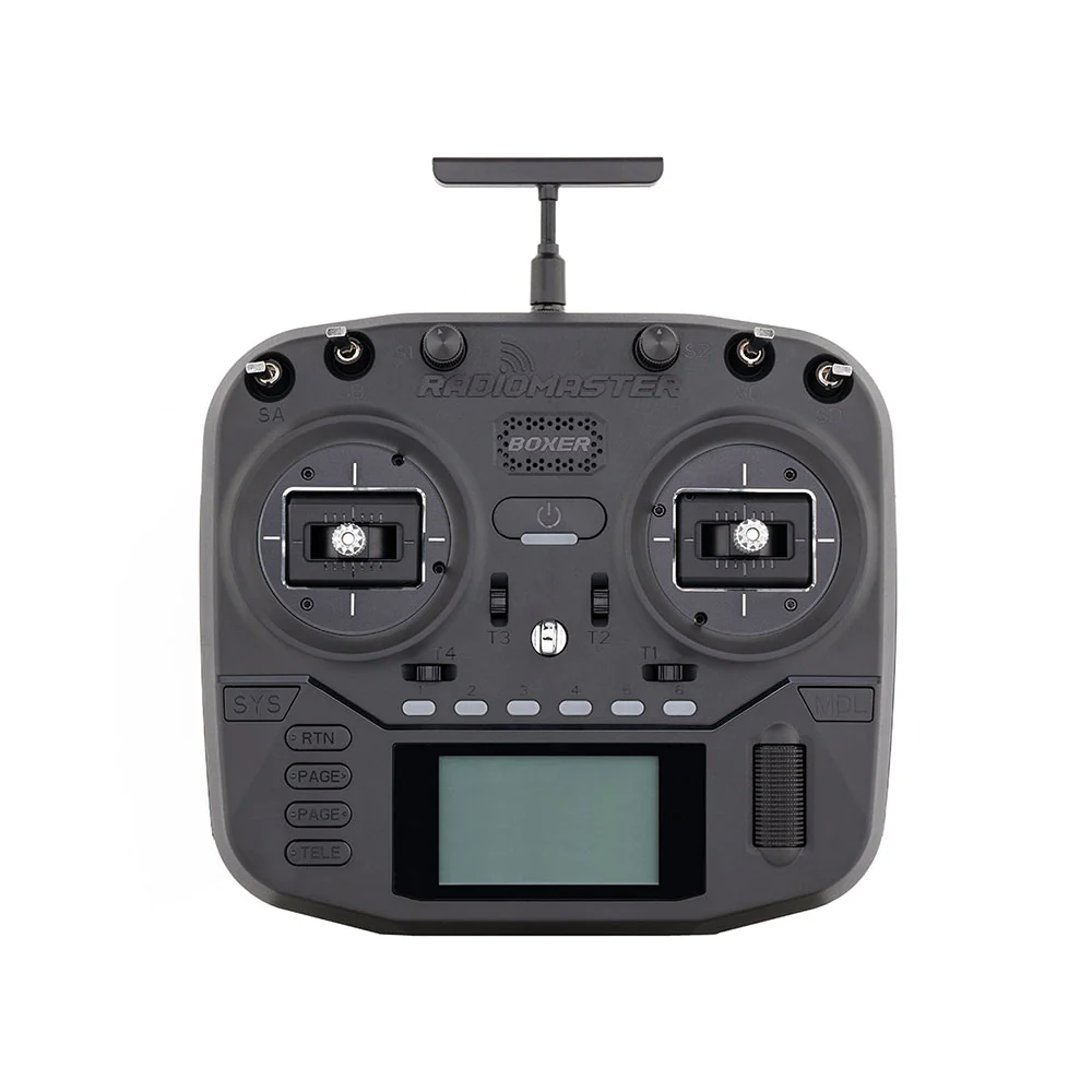 รีโมท RadioMaster BOXER Radio Controller ระบบ ELRS และ 4in1 โหมด2 คันเร่งซ้าย แถมกระเป๋า ซิลิโคนป้องกันคันโยก สายUSB-C ครบ