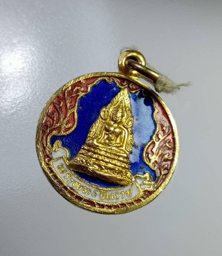 A7287 พระพุทธชินราช วัดพระศรีรัตนมหาธาตุ จ.พิษณุโลก ลงยา