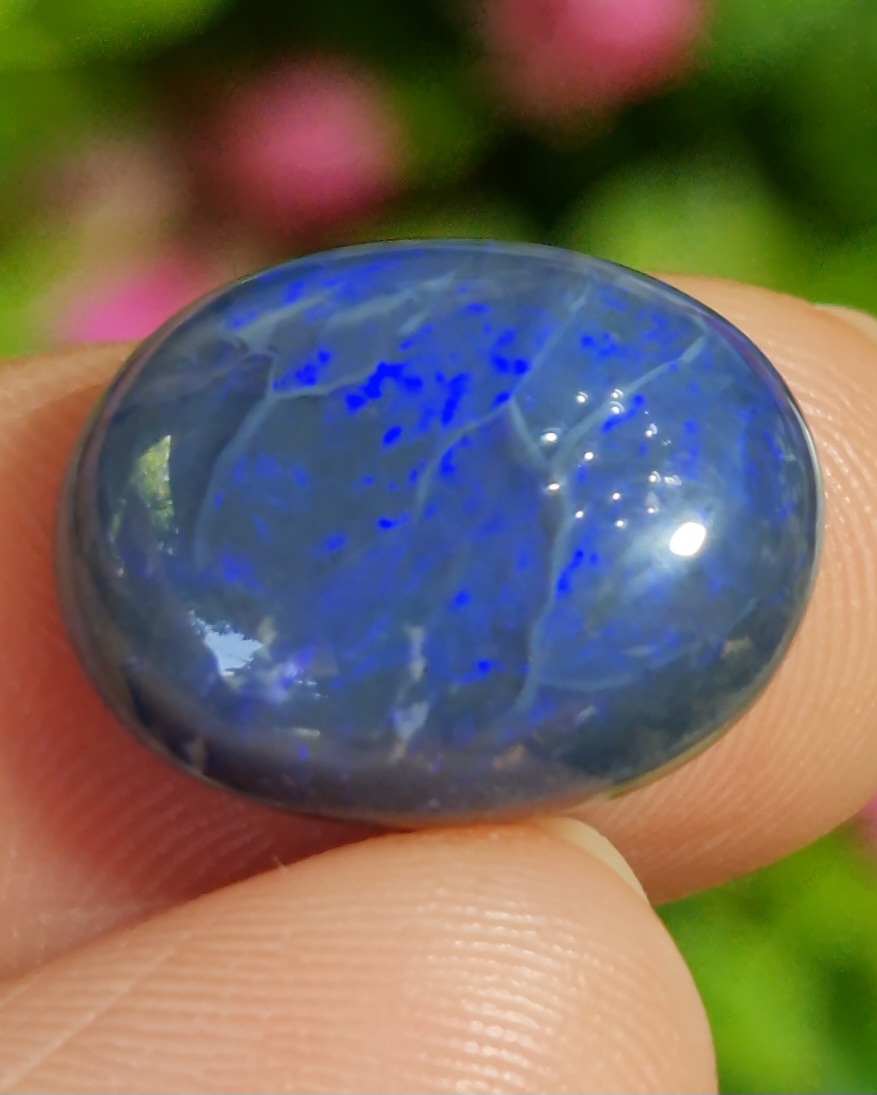 พลอย โบลเดอร์ โอปอล ออสเตรเลีย Australian Boulder Opal 7.30 กะรัต (Cts.) พลอยแท้ อัญมณีมงคลประจําวันเกิด เครื่องประดับพลอย