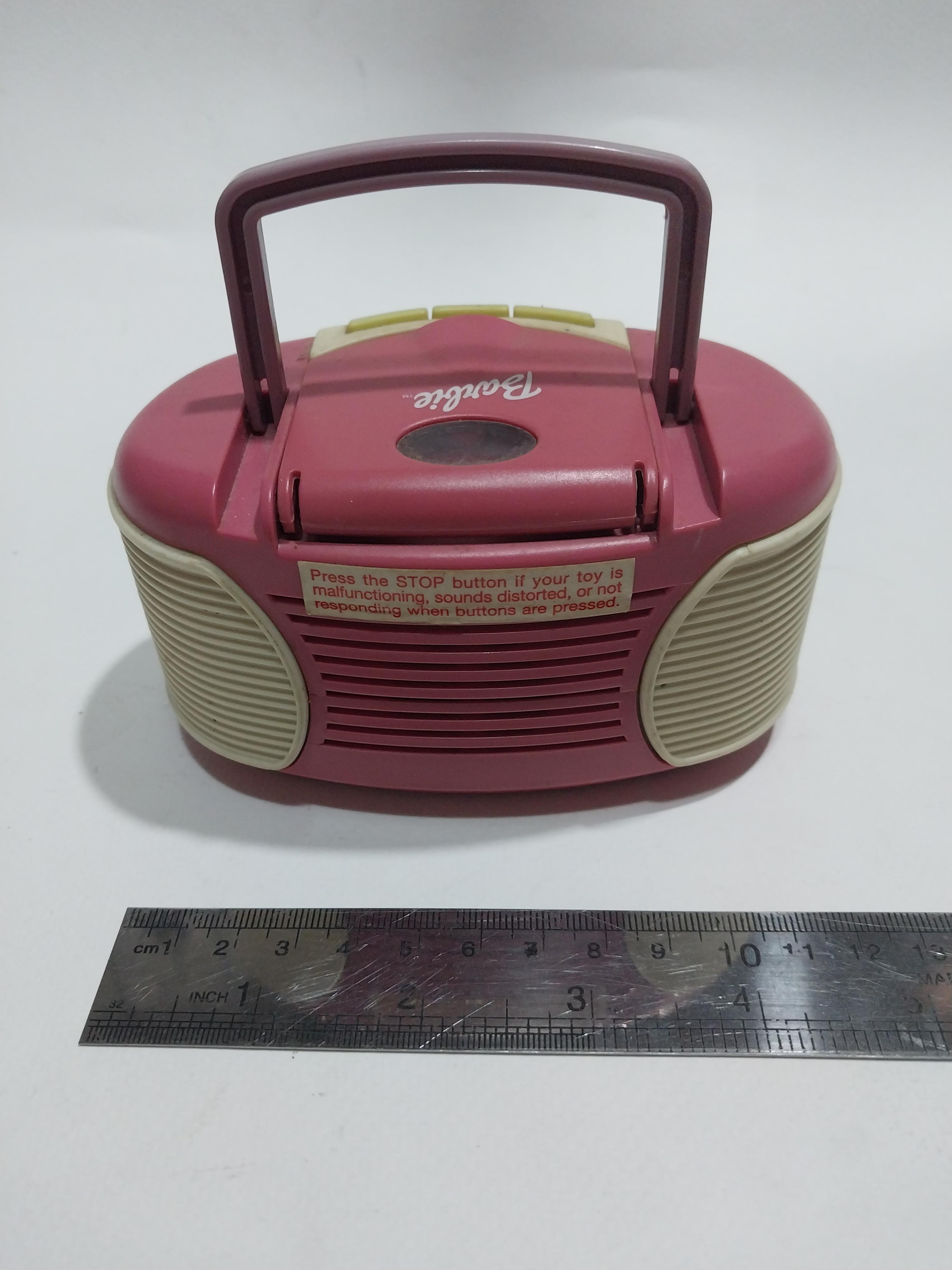 มีหลายภาพ ของสะสมเก่า วิทยุบาร์บี้ **ไม่เช็คแบตเตอรี่ ขนาดเล็ก ตามภาพ