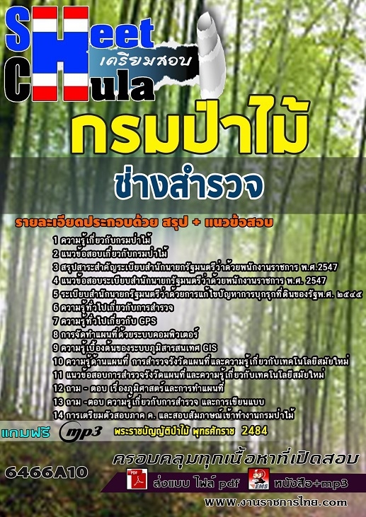 แนวข้อสอบช่างสำรวจ กรมป่าไม้
