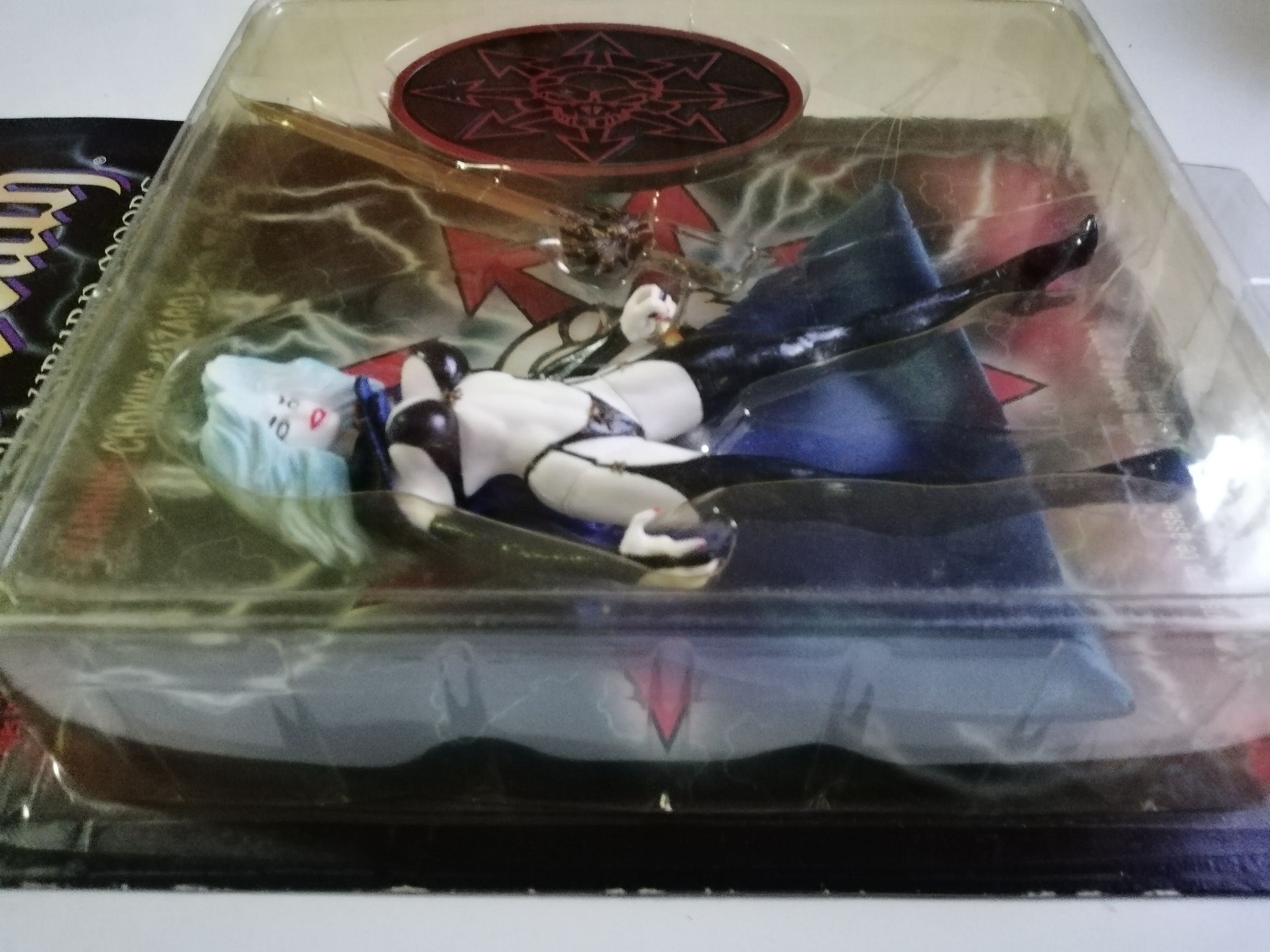 ของสะสมงานเก่าMoor Action Collection ,Chaos comics ฟิกเกอร์นางฟ้าสาวสวยผู้มีอำนาจพิเศษจอมทำลายล้าง Lady Death ออริจินอลดีไซน์จาก Brian Purido พร้อมฐาน ขนาดประมาณ 20 ซม