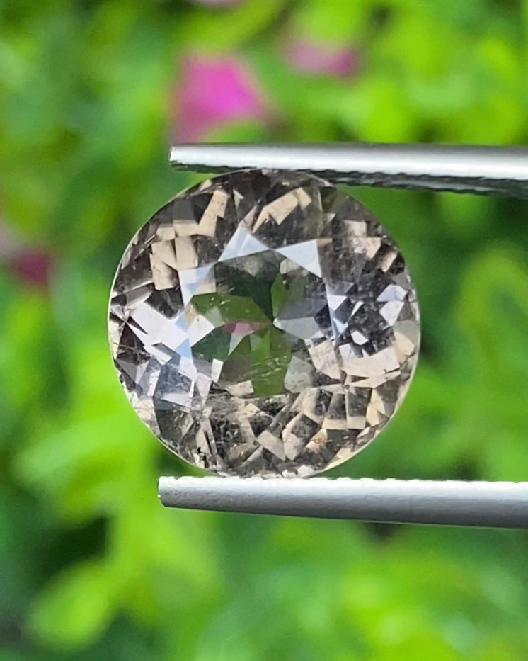 พลอย ทัวร์มาลีน Tourmaline 6.67 กะรัต (Cts.) พลอยแท้ อัญมณีมงคลประจําวันเกิด เครื่องประดับพลอย