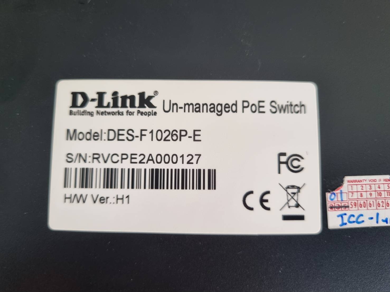 D-Link DES-F1026P-E 250M 24-Port 10/100 PoE/PoE+