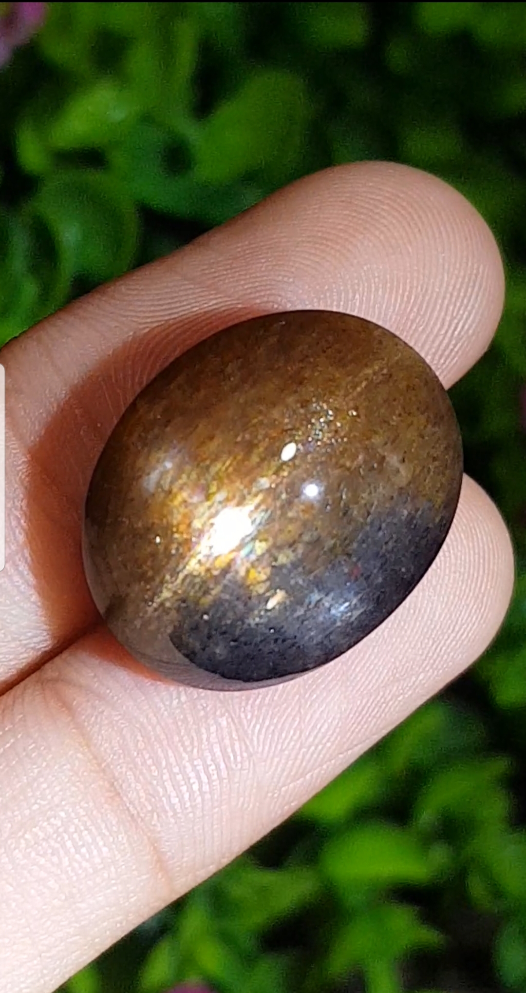 พลอย ซันสโตน Sunstone 27.93 กะรัต (Cts.) พลอยแท้ อัญมณีมงคลประจําวันเกิด เครื่องประดับพลอย