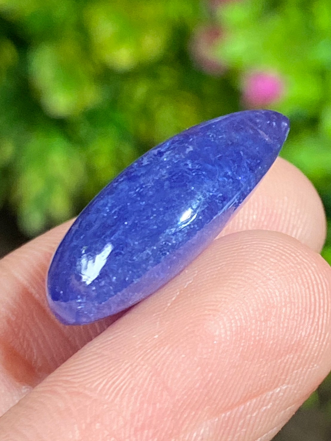พลอย แทนซาไนท์ Tanzanite 17.23 กะรัต (Cts.) พลอยแท้ อัญมณีมงคลประจําวันเกิด เครื่องประดับพลอย
