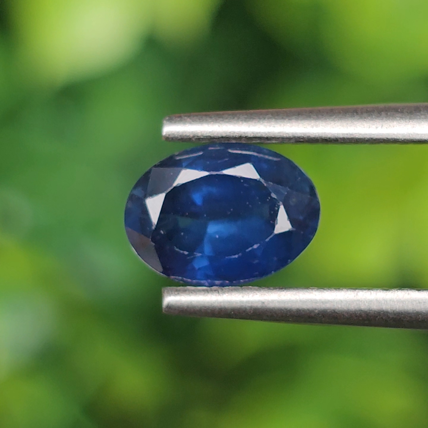 พลอย ไพลิน Blue Sapphire 1.20 กะรัต (Cts.) พลอยแท้ อัญมณีมงคลประจําวันเกิด เครื่องประดับพลอย