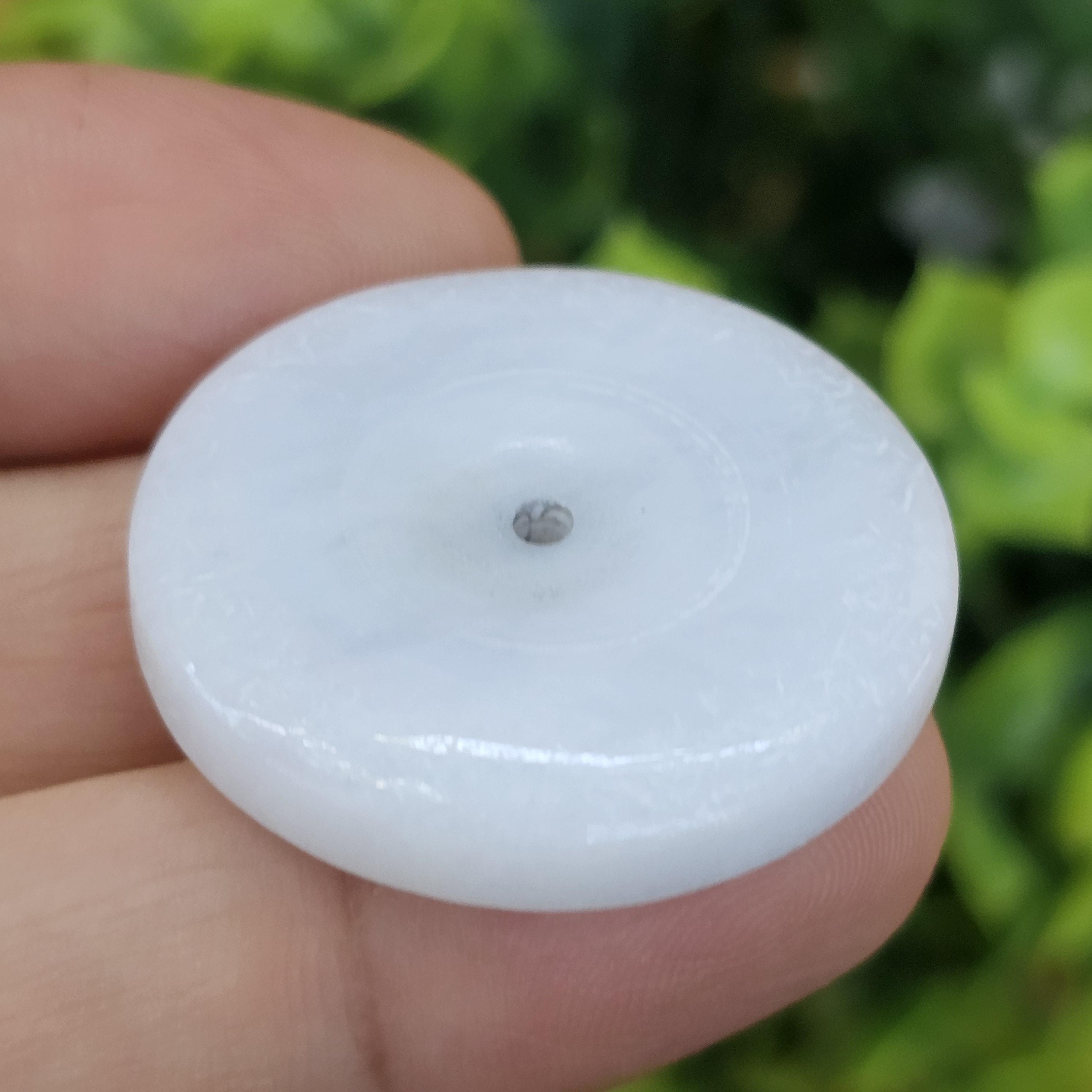 หยก พม่า แท้ Jade จี้โดนัทหยก (Bi-dise jadeite) พม่า (Myanmar) 65.21 กะรัต (Cts.)