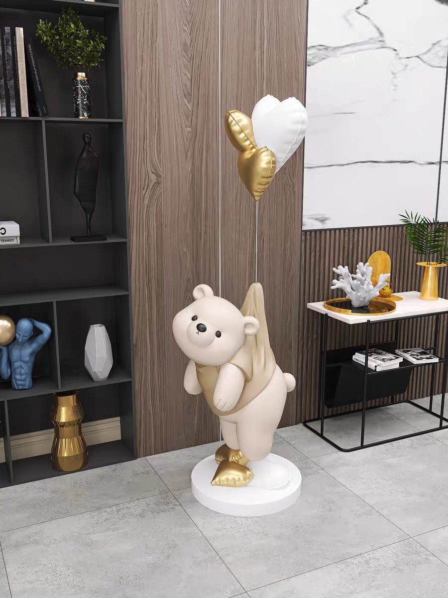 (PRE-ORDER) น้องหมีกำลังลอย ตกแต่งบ้าน คอนโด