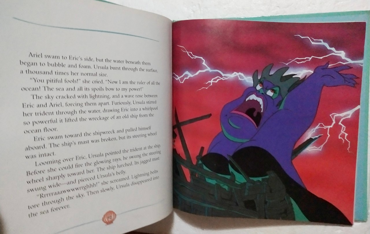 หนังสือนิทานภาพสวย**ปกหลังมีตำหนิตรงสันบนและมีรอยตามภาพ, เจ้าหญิงเงือกน้อย แอเรี่ยล The Little Mermaid