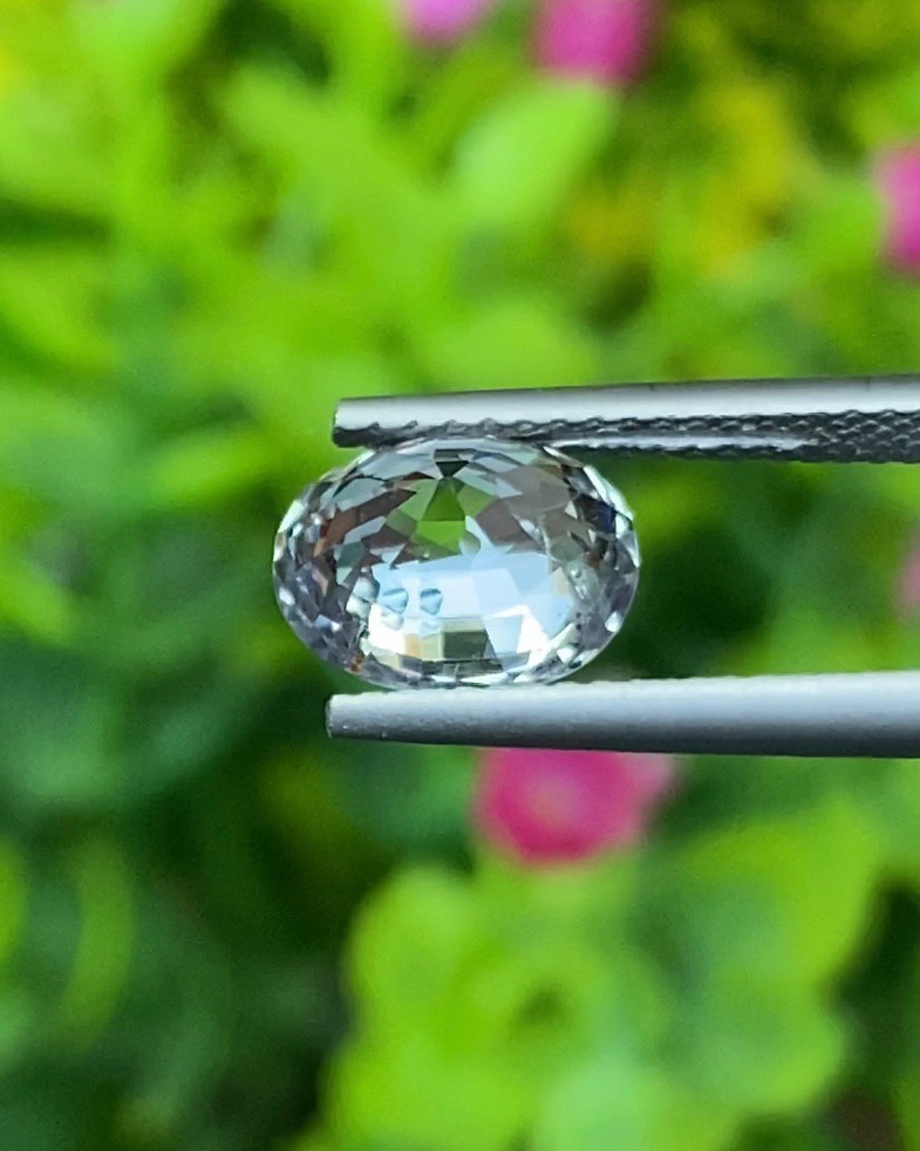 พลอย คัลเลอร์เชนจ์ แซฟไฟร์ Color Change Sapphire 2.77 กะรัต (Cts.) ดิบ พร้อมใบเซอร์ พลอยแท้ อัญมณีมงคลประจําวันเกิด เครื่องประดับพลอย