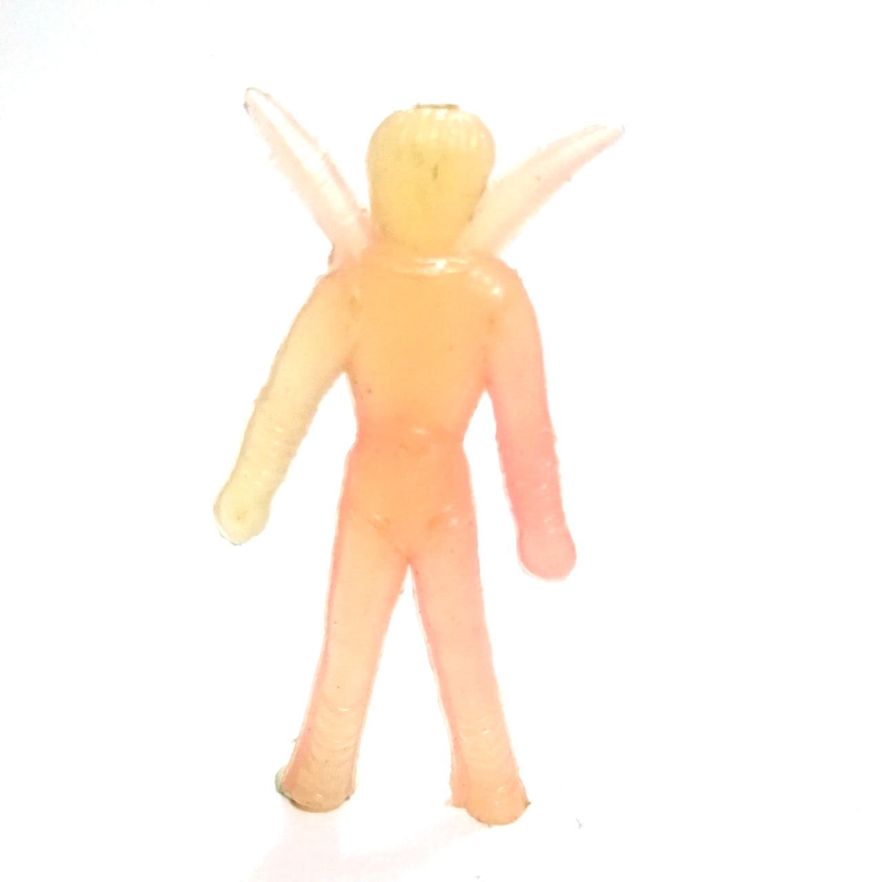 ตุ๊กตุ่น แอนท์ รุ่นแถมจากถุงถั่วรุ่นเก่า ราวปี 2518 สูงราว 2 นิ้ว สีชมพู สภาพดี ไม่หักไม่กาว