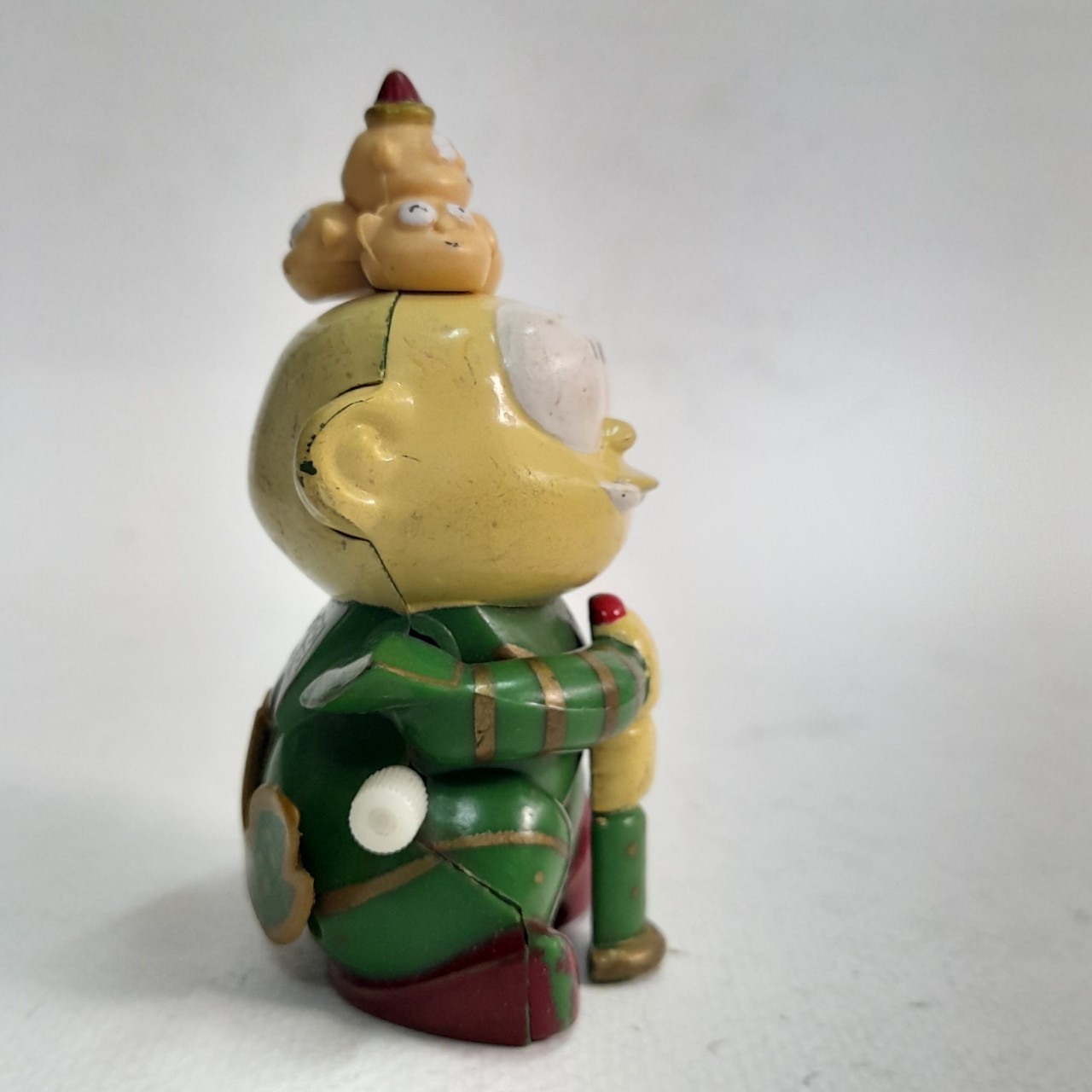 ฟิกเกอร์ พลาสติก***มีตำหนิตามภาพ ปังปอนด์ พรีเมี่ยม 7- 11 ในอดีต ชุดปังปอนด์ยักษ์วัดแจ้ง มือสองตามสภาพดีมีรอยบ้าง ลานไม่ทำงาน