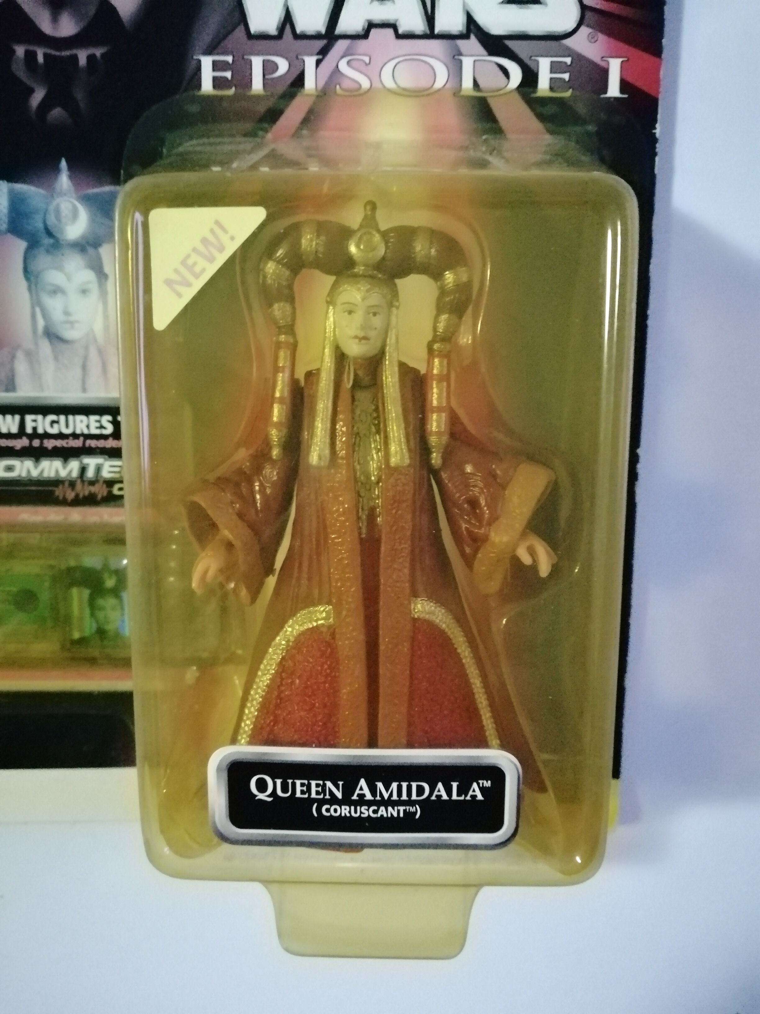 ของสะสมงานเก่า จากภาพยนต์ สตาร์วอร์ เอปพิโสด1, Star Wars Episode1 "Queen Amidala-อมิดาลา" งานแท้จาก Tomy, แพ็กเกจเก่าตามภาพ