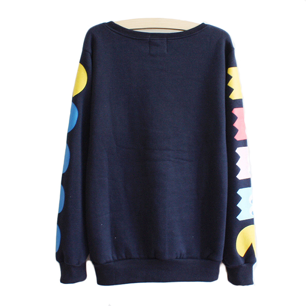 เสื้อสเวตเตอร์กันหนาว สกรีนลาย PAGMAN ซับผ้าสำลีเต็มตัว (12325H)