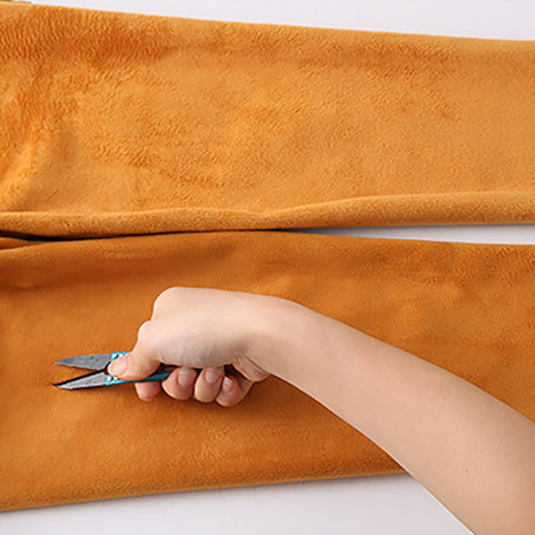 กางเกงยีนส์กันหนาว ทรงสลิม ซับกำมะหยี่ กระเป๋าแต่งหนัง (11660X)