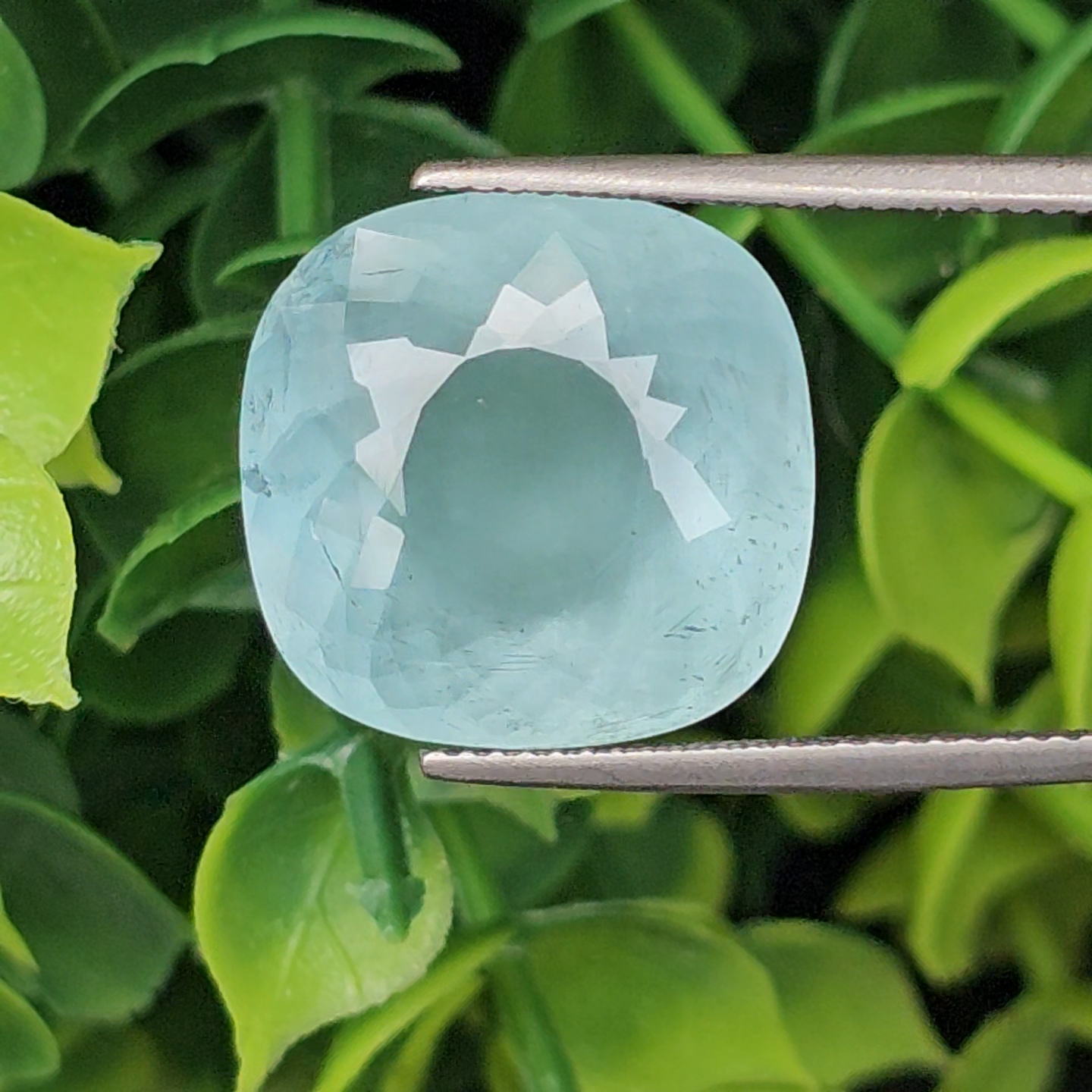 พลอย อความารีน Aquamarine 14.54 กะรัต (Cts.) พลอยแท้ อัญมณีมงคลประจําวันเกิด เครื่องประดับพลอย