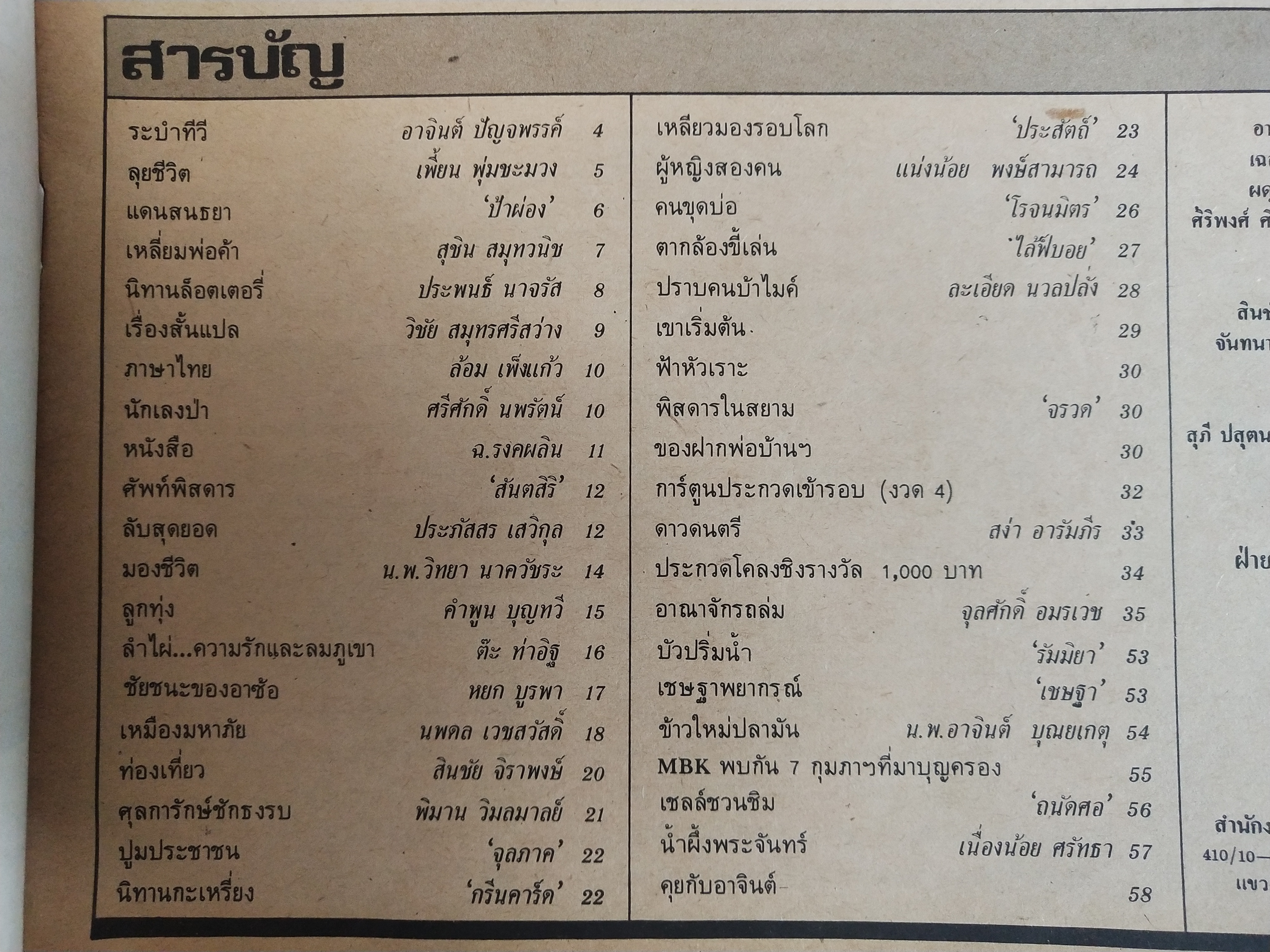 มีหลายภาพ,นิตยสารเก่า ฟ้าเมืองไทย ฉบับที่829 ,7 กพ.2528 **หนังสือเก่ามีตำหนิ โปรดดูทุกภาพ