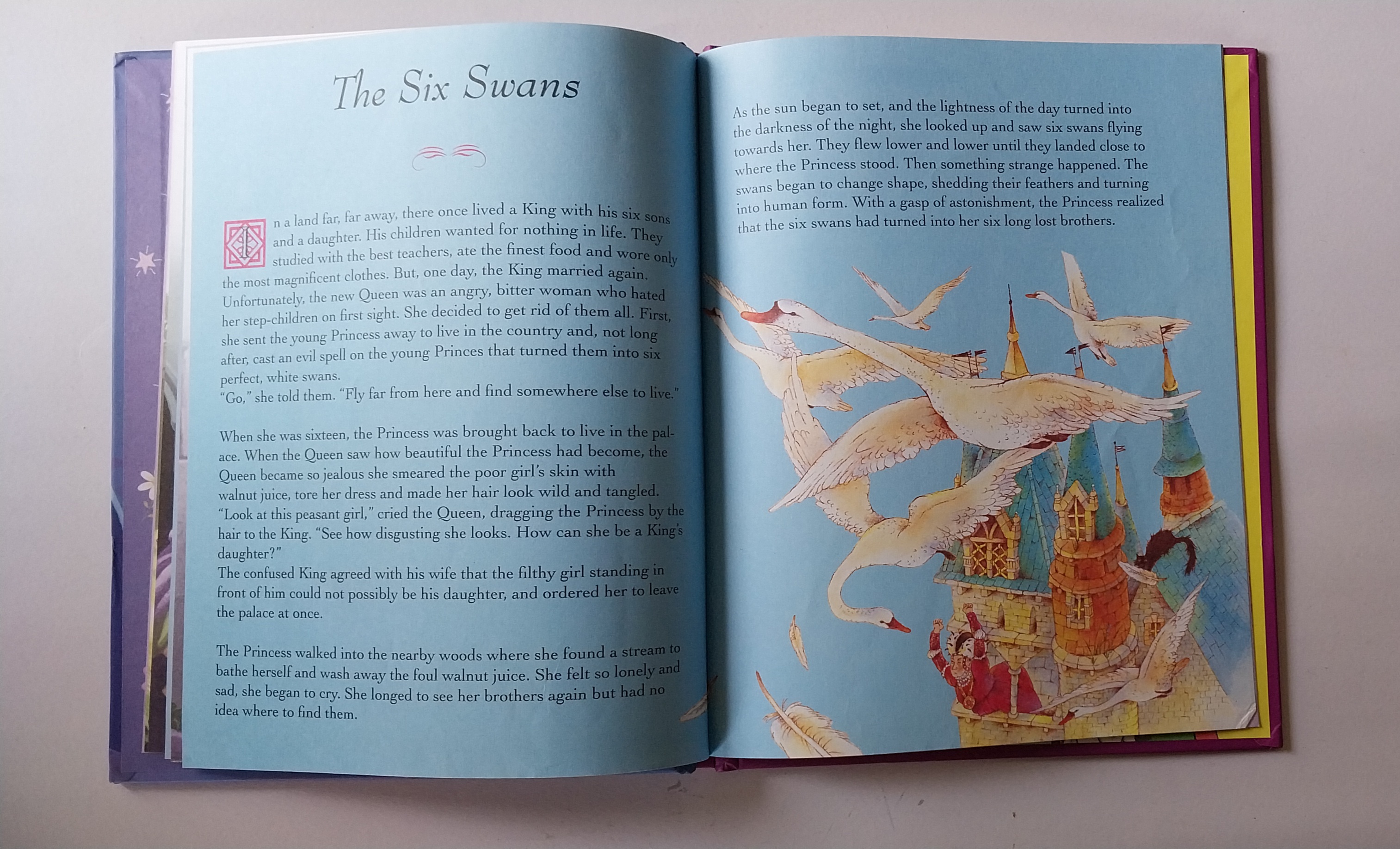 มีหลายภาพ, เจ้าหญิงนิทรา,หนังสือนิทานปกแข็งภาษาอังกฤษ ขนาด 21 ซม. ,3 in 1 Fairy Tale Treasures,Sleeping Beauty and other fairytales