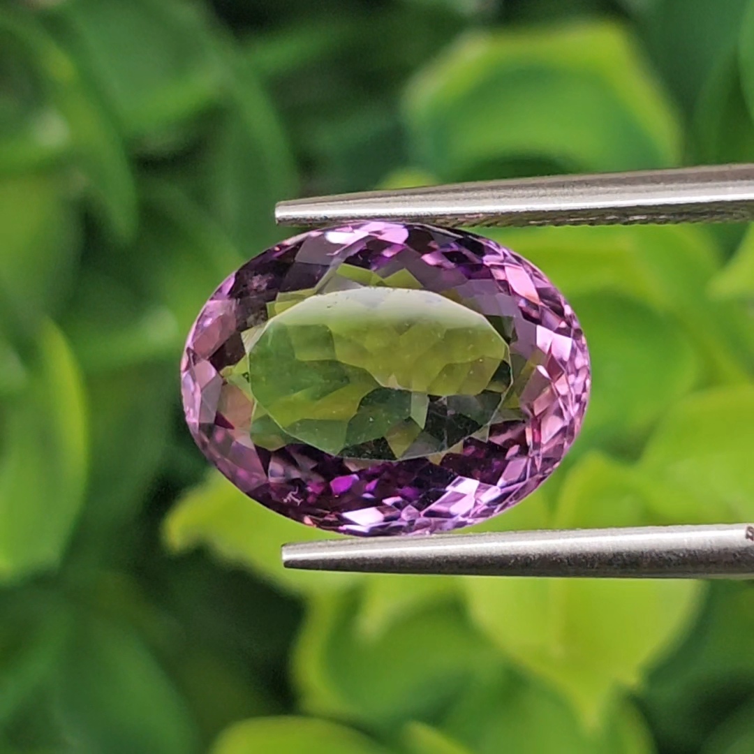 พลอย อเมทิส Amethyst 5.29 กะรัต (Cts.) พลอยแท้ อัญมณีมงคลประจําวันเกิด เครื่องประดับพลอย