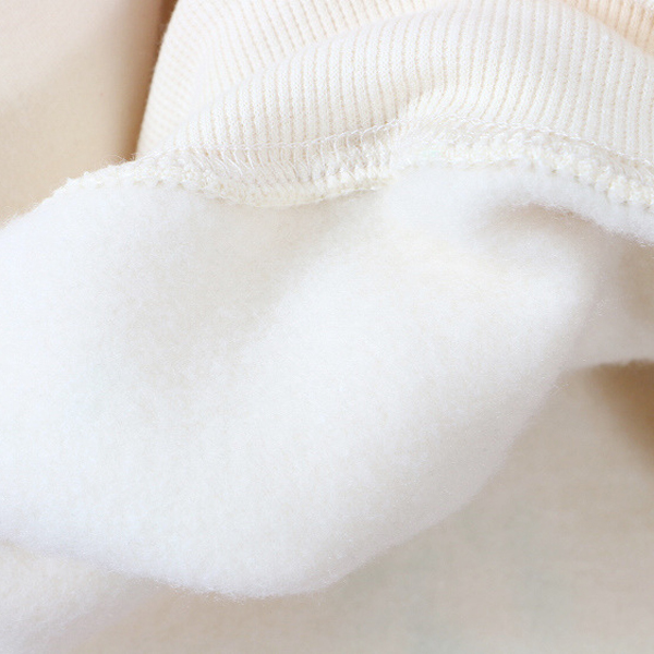 เสื้อสเวตเตอร์แขนยาว ผ้าคอตตอนนิ่มปักลายอักษร (11861X)