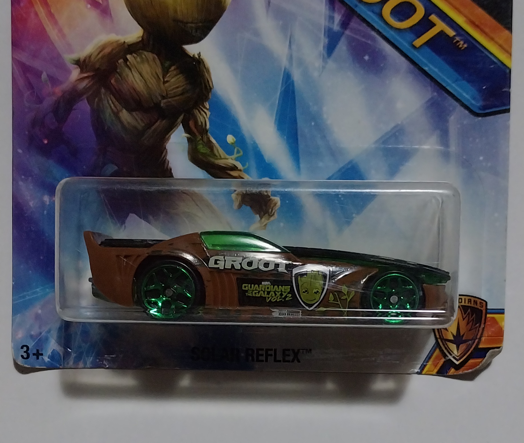 โมเดลรถเหล็กจากฮอตวิลลฺ**แพคเกจชำรุด รถ character, กรู๊ท Groot จาก การ์เดี้ยนออฟเดอะกาแล็คซี่ 2 Gardians of the Galaxy2