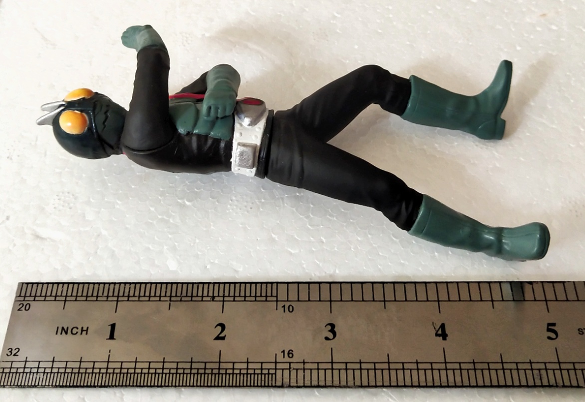 ของเล่น ของสะสม ซอฟ 5 นิ้ว ไรเดอร์ 1 ตาชมพู งานเก่า หายาก