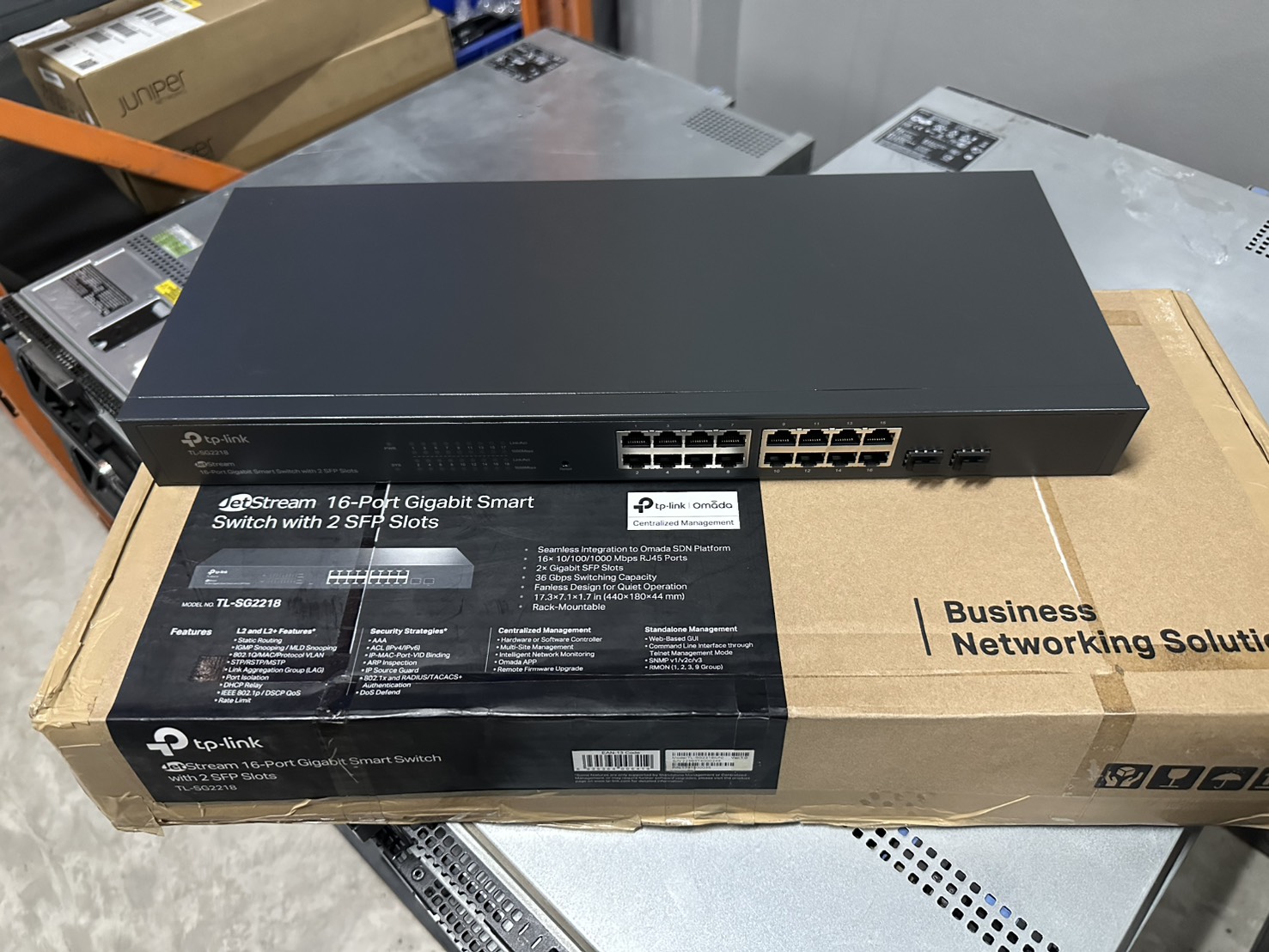 Switch TP-LINK TL-SG2218 JetStream 16-Port Gigabit Smart Switch