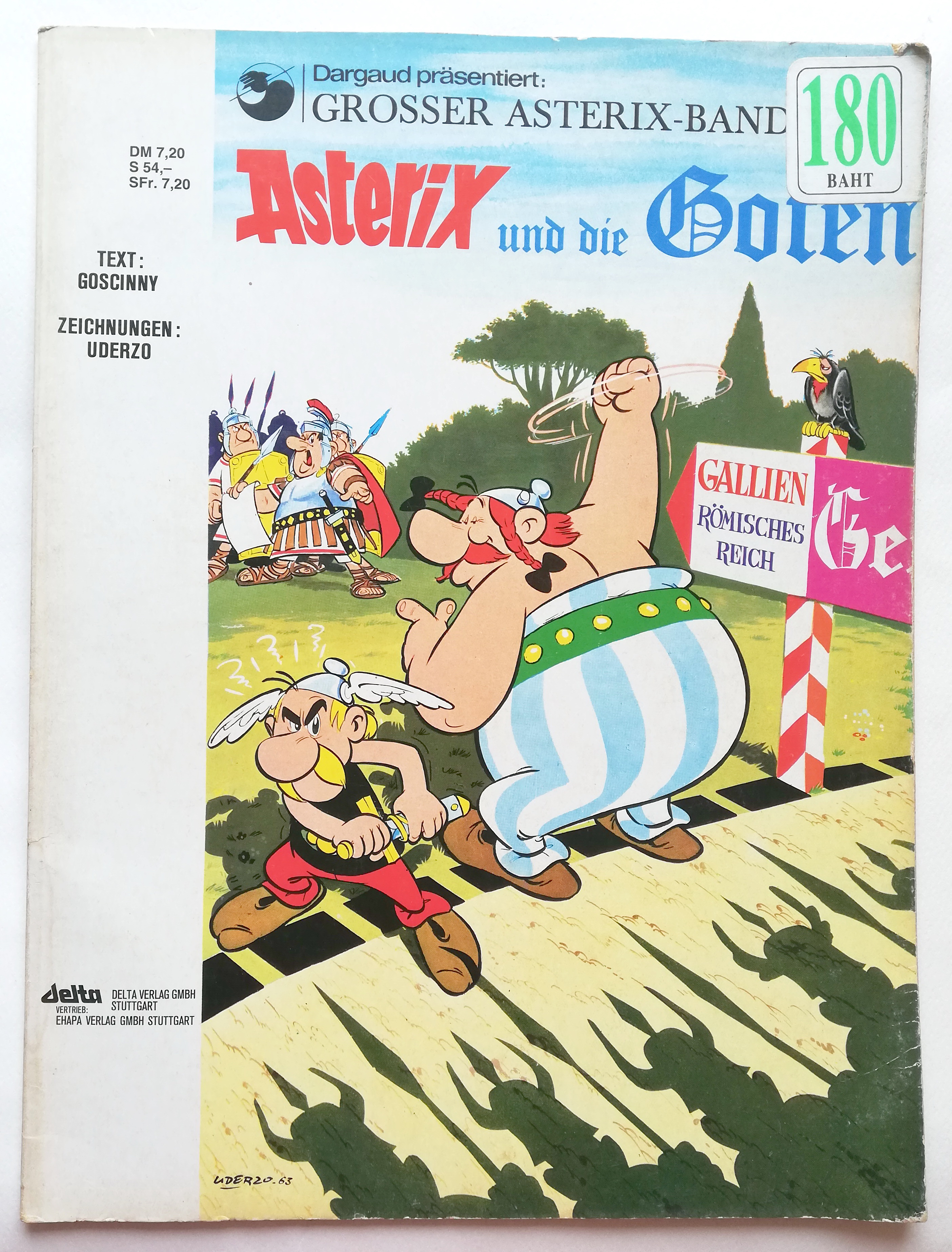 หนังสือการ์ตูนภาษาเยอรมัน Asterix und die Dargadeipräsentiert:GROSSER ASTERIX-BAND TEXT:GOSCINNY ,ZEICHNUNGEN:UDERZO Ge002707delta DELTA VERLAG GMBHVERTRIEBSTUTTGARTEHAPA VERLAG GMBH STUTTGARTUDER