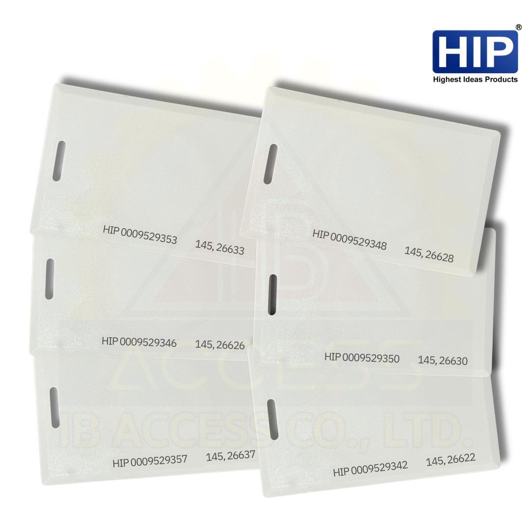 บัตรคีย์การ์ด Proximity Card แบบหนา 1.8 mm. ID 125KHz. ยี่ห้อ HIP (ไม่เรียงเลข) ไม่มีขั้นต่ำ